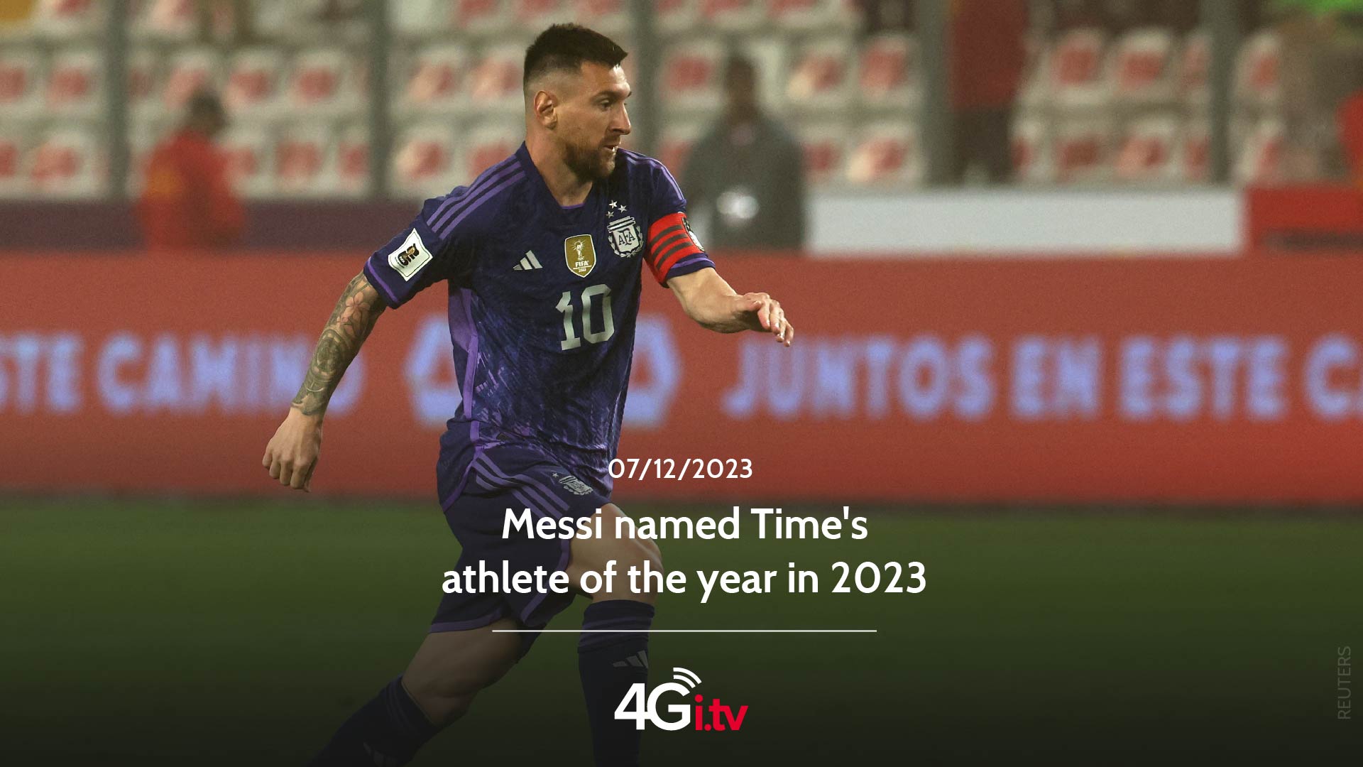Lee más sobre el artículo Messi named Time’s athlete of the year in 2023