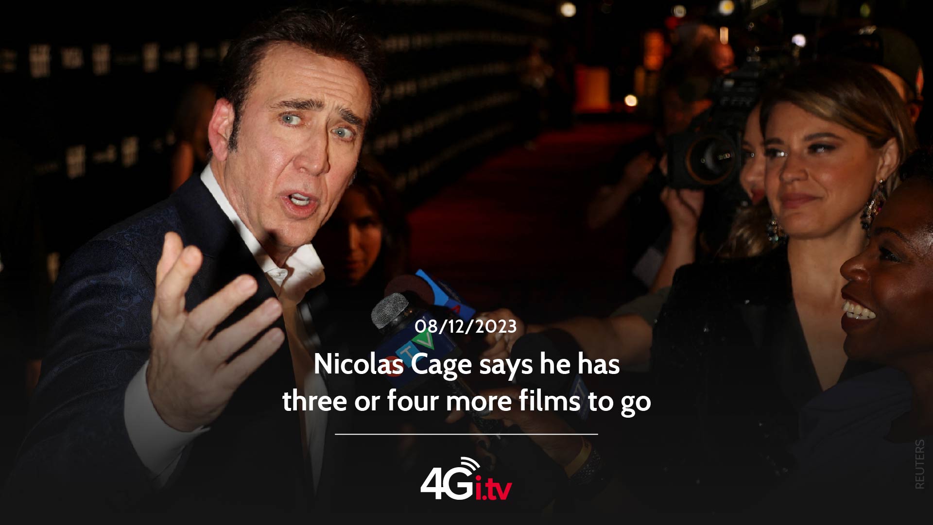 Подробнее о статье Nicolas Cage says he has three or four more films to go