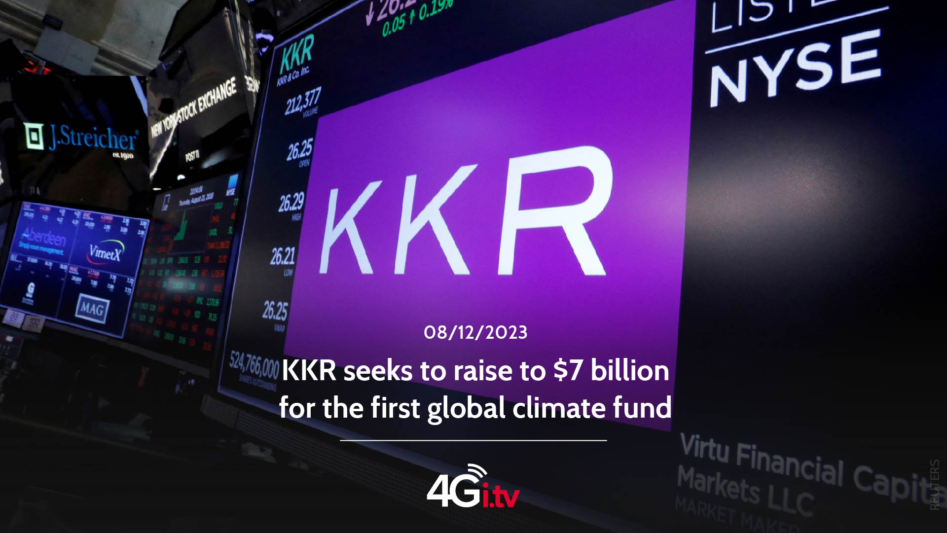 Подробнее о статье KKR seeks to raise to $7 billion for the first global climate fund