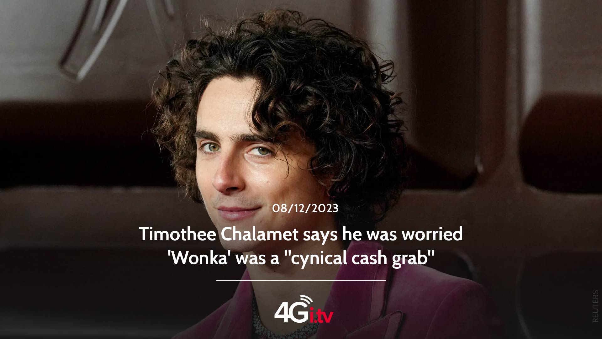 Lee más sobre el artículo Timothee Chalamet says he was worried ‘Wonka’ was a “cynical cash grab”