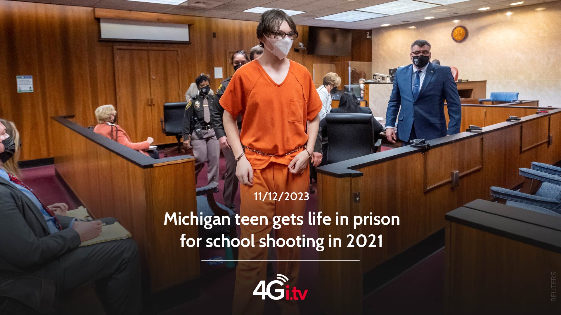 Lee más sobre el artículo Michigan teen gets life in prison for school shooting in 2021
