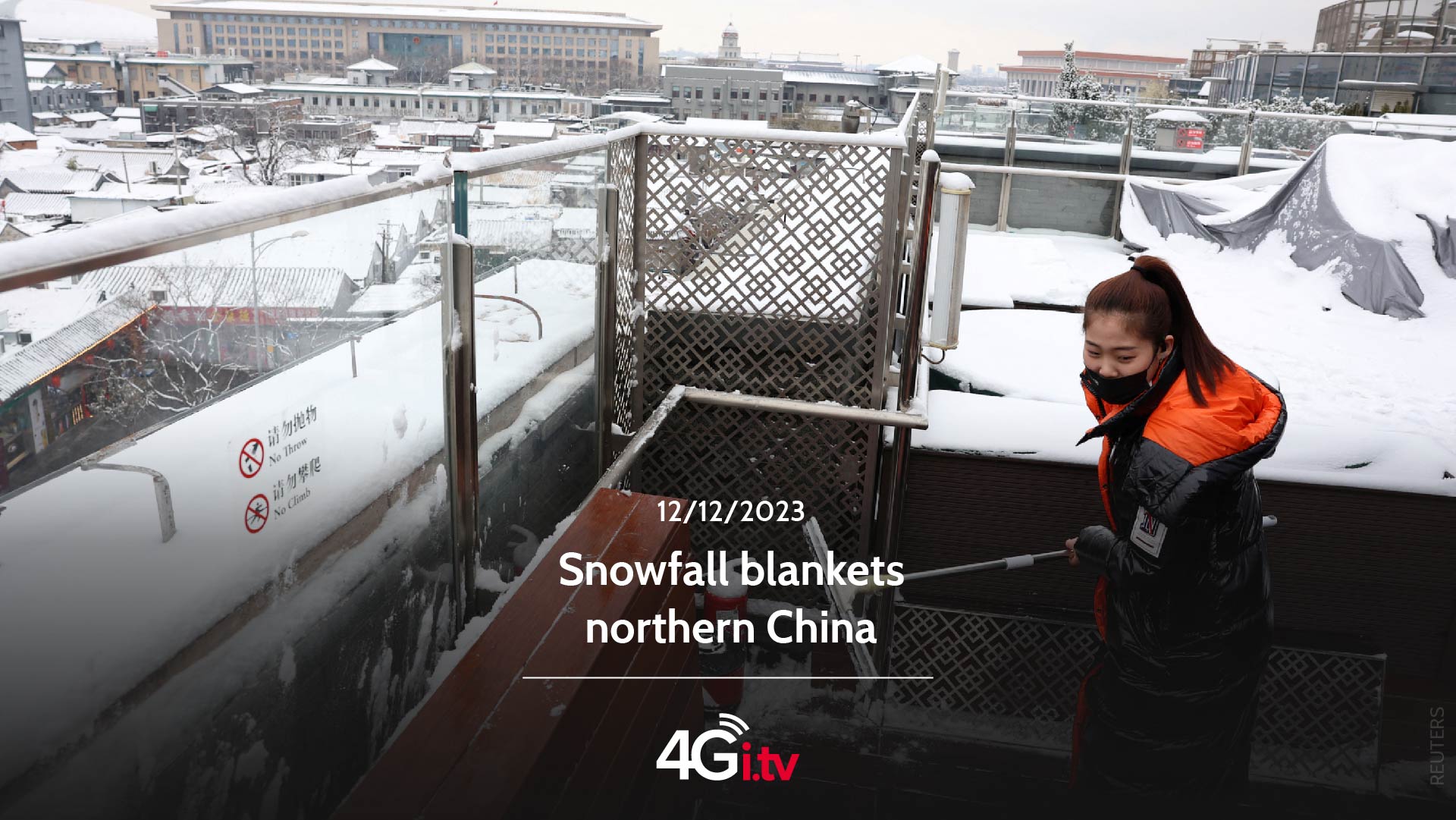 Read more about the article Snowfall blankets northern China