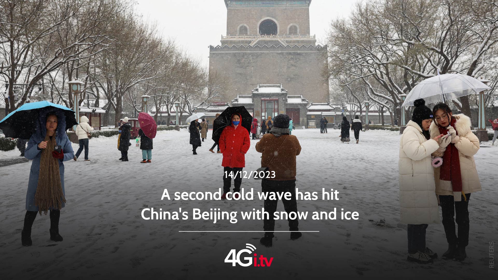 Read more about the article A second cold wave has hit China’s Beijing with snow and ice