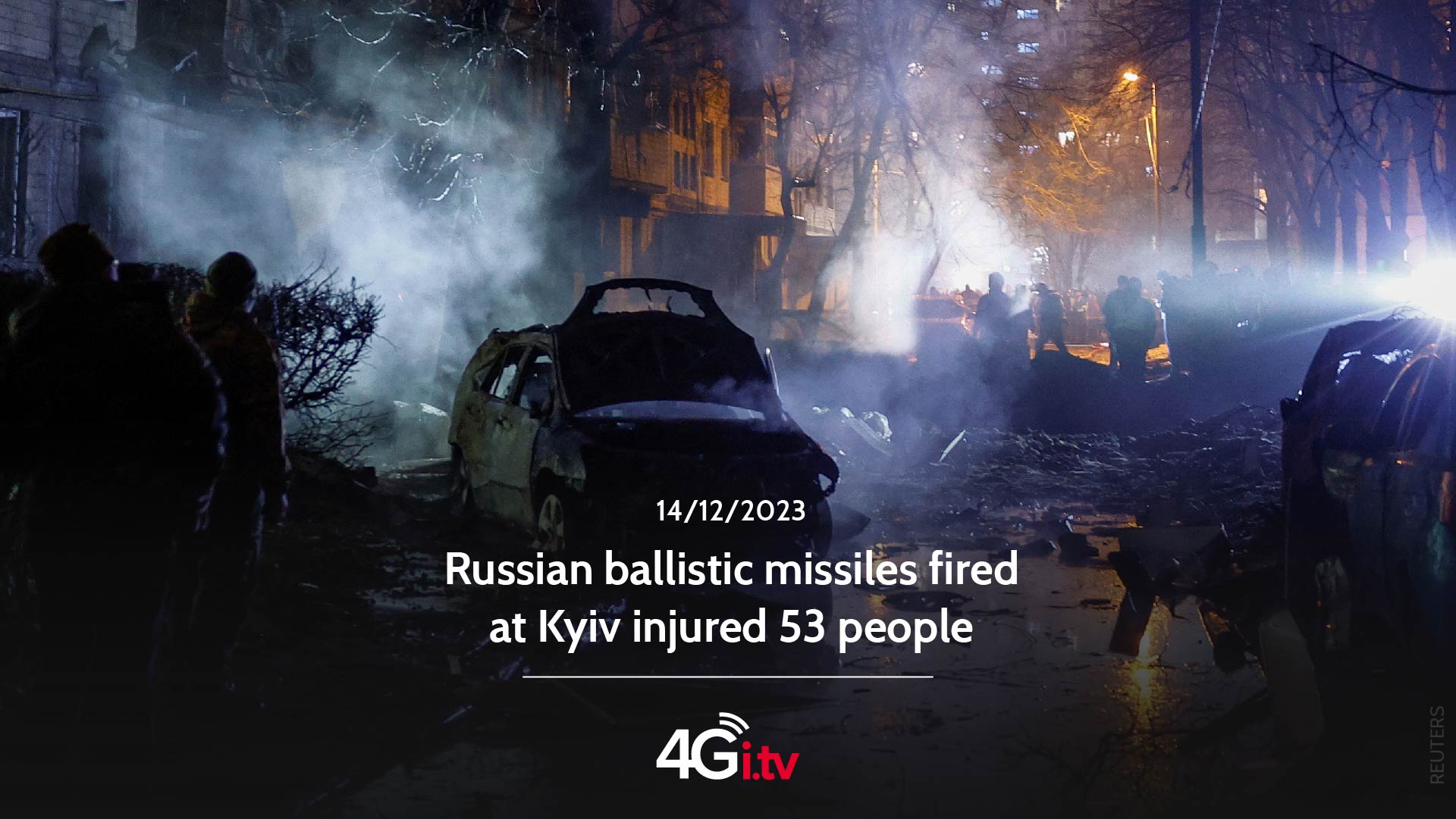 Read more about the article Russian ballistic missiles fired at Kyiv injured 53 people