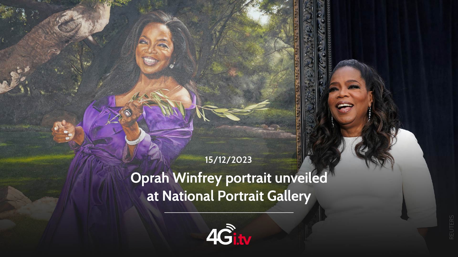Lee más sobre el artículo Oprah Winfrey portrait unveiled at National Portrait Gallery