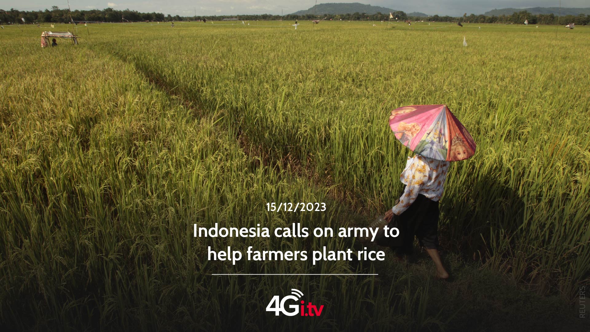 Read more about the article Indonesia calls on army to help farmers plant rice