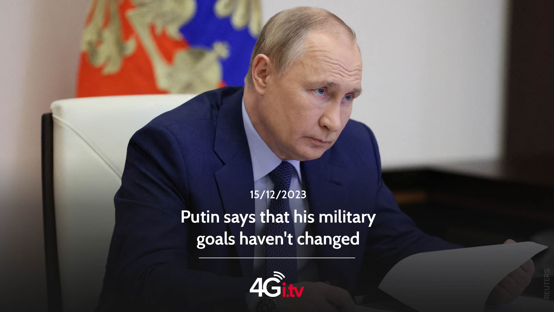 Lesen Sie mehr über den Artikel Putin says that his military goals haven’t changed