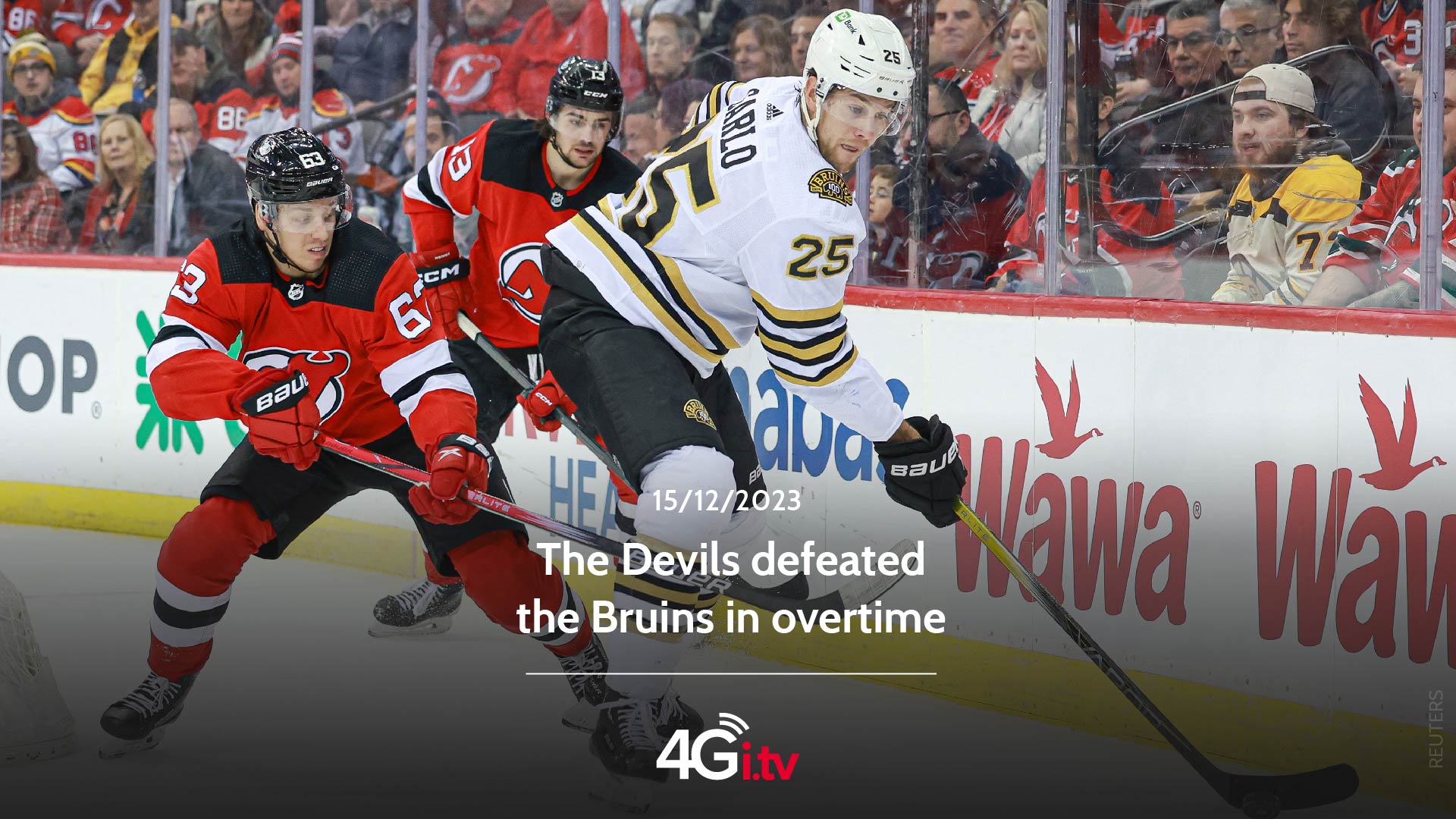 Подробнее о статье The Devils defeated the Bruins in overtime