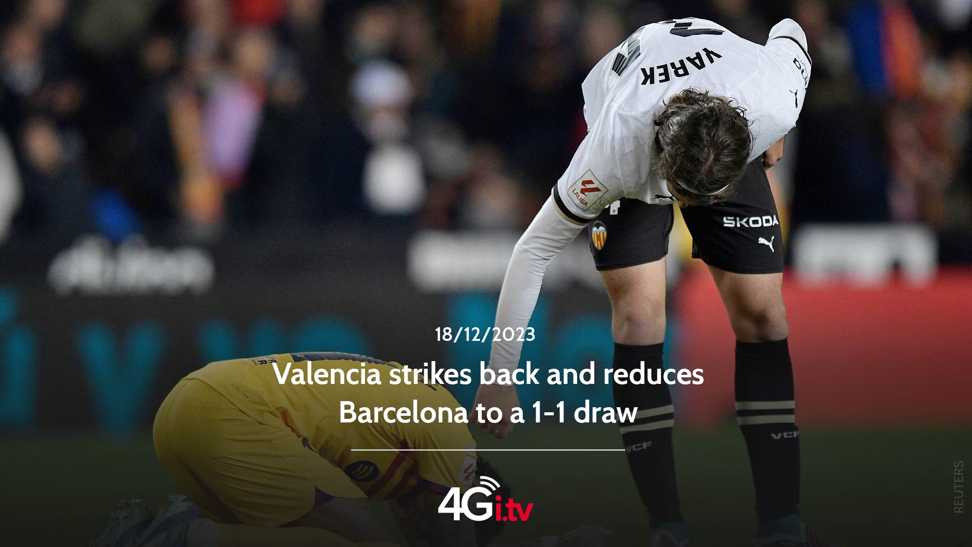 Lesen Sie mehr über den Artikel Valencia strikes back and reduces Barcelona to a 1-1 draw