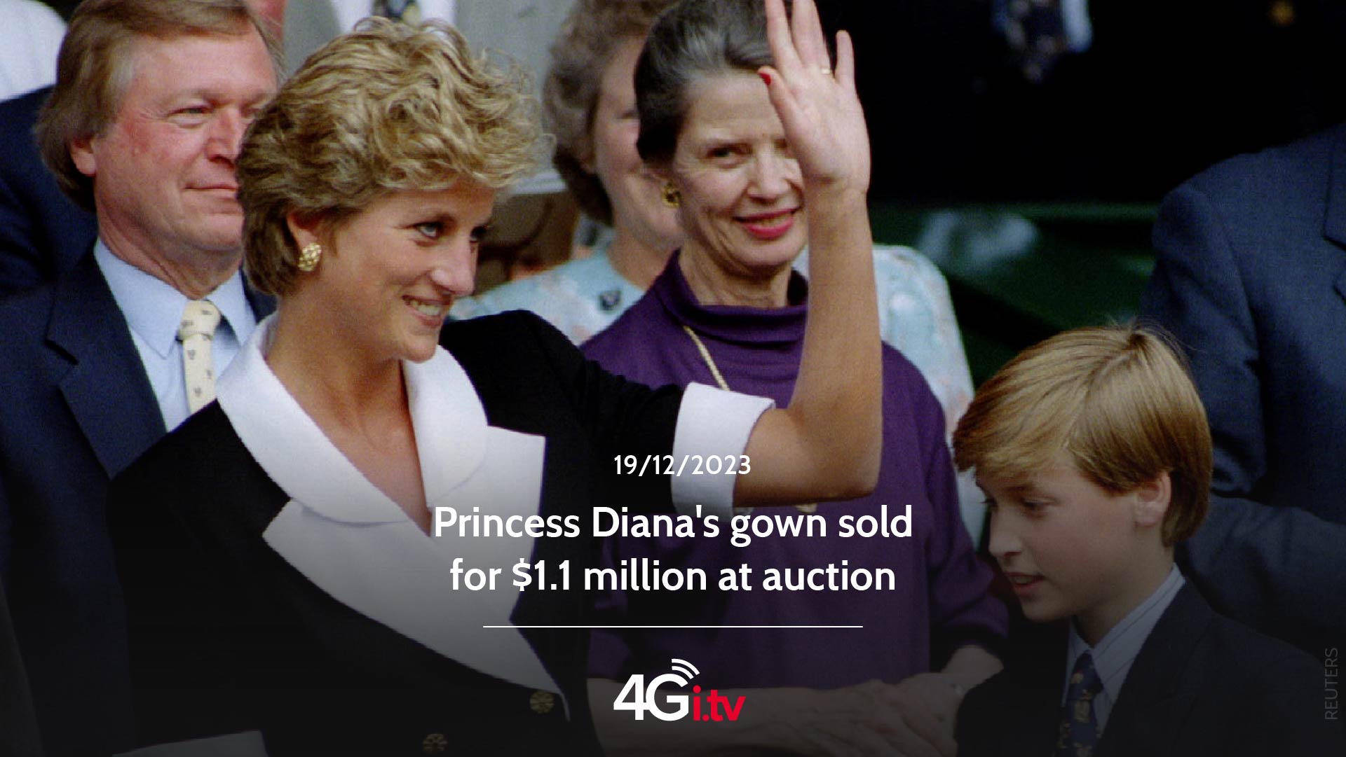 Lee más sobre el artículo Princess Diana’s gown sold for $1.1 million at auction