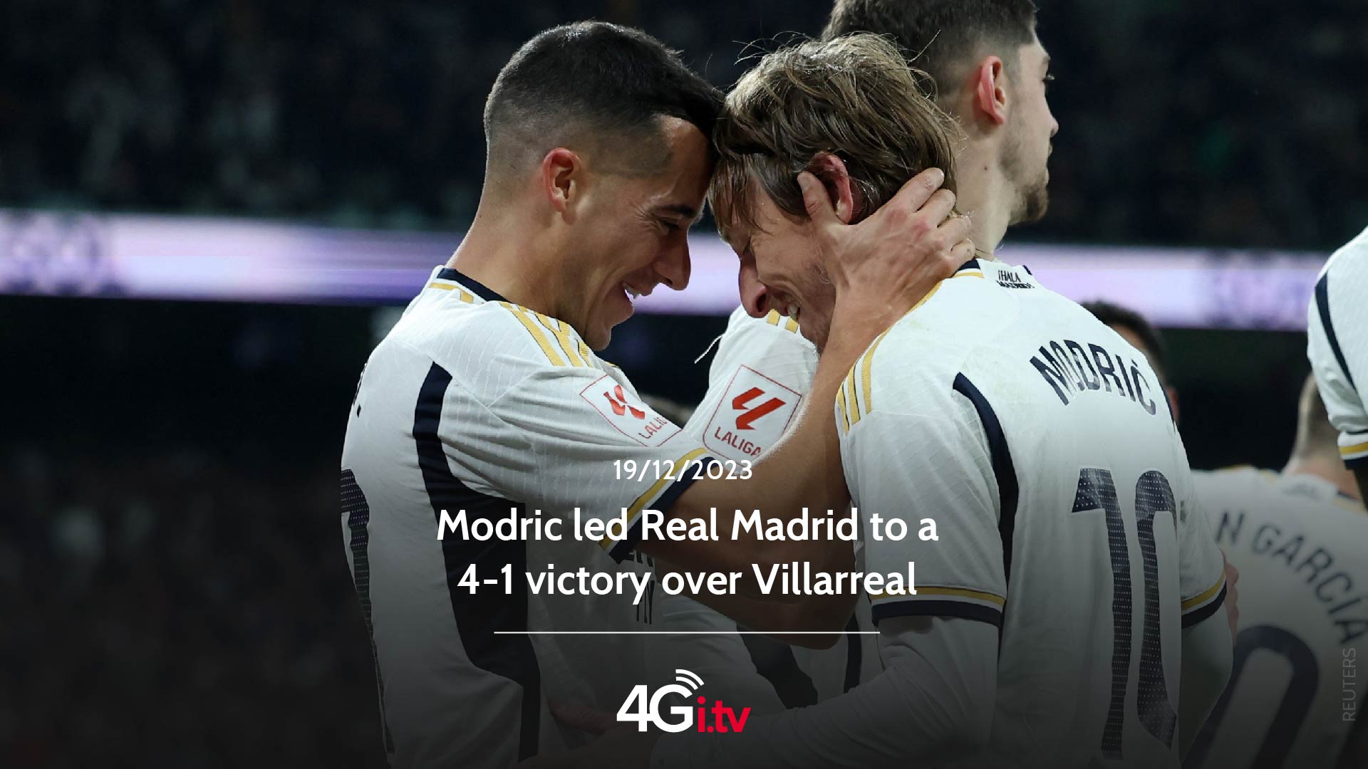 Read more about the article Modric led Real Madrid to a 4-1 victory over Villarreal