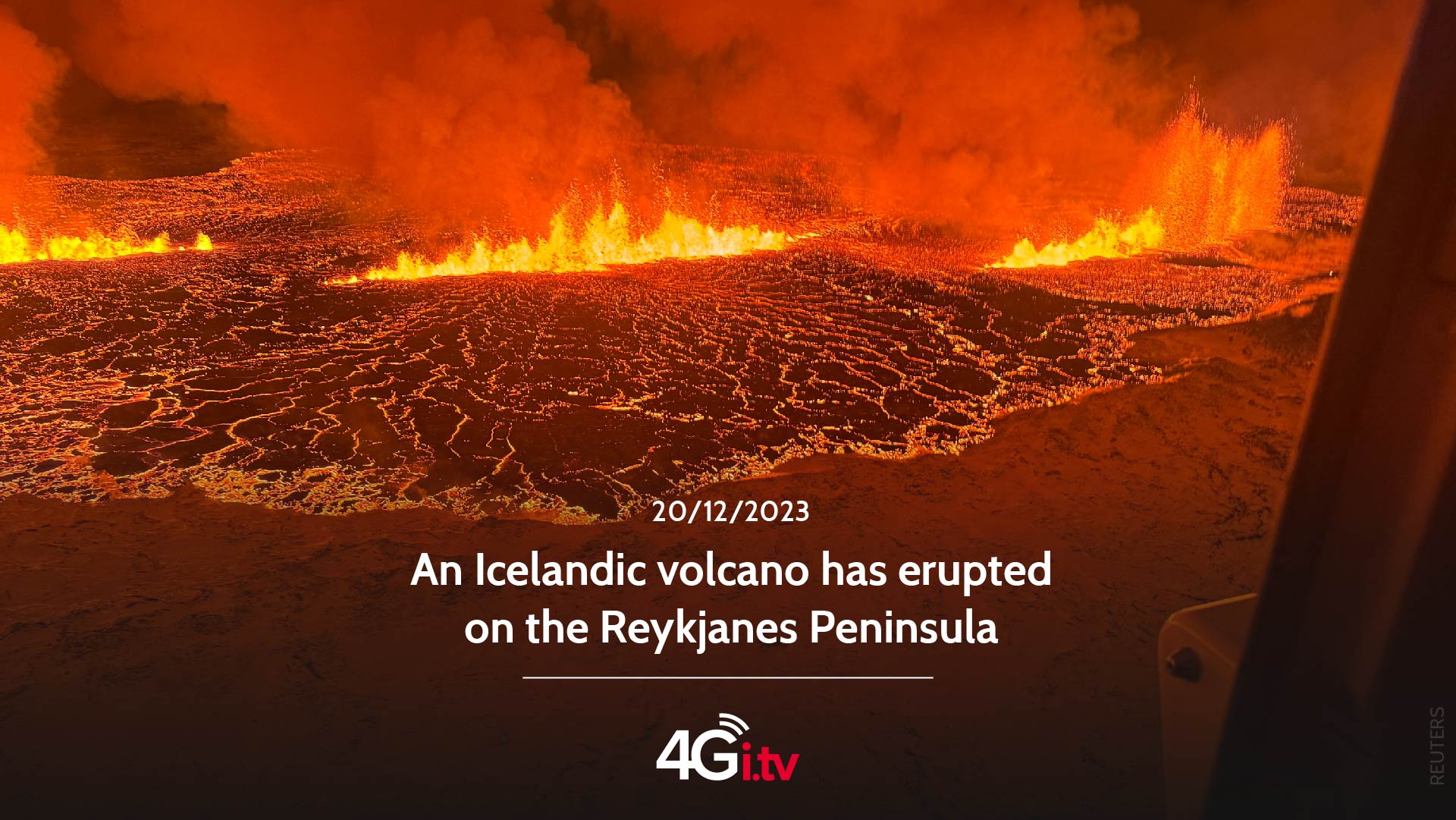 Lesen Sie mehr über den Artikel An Icelandic volcano has erupted on the Reykjanes Peninsula
