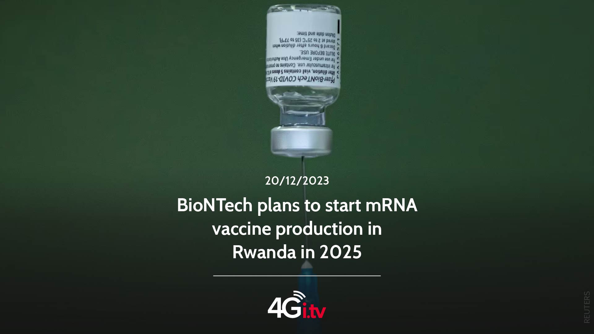 Read more about the article BioNTech plans to start mRNA vaccine production in Rwanda in 2025