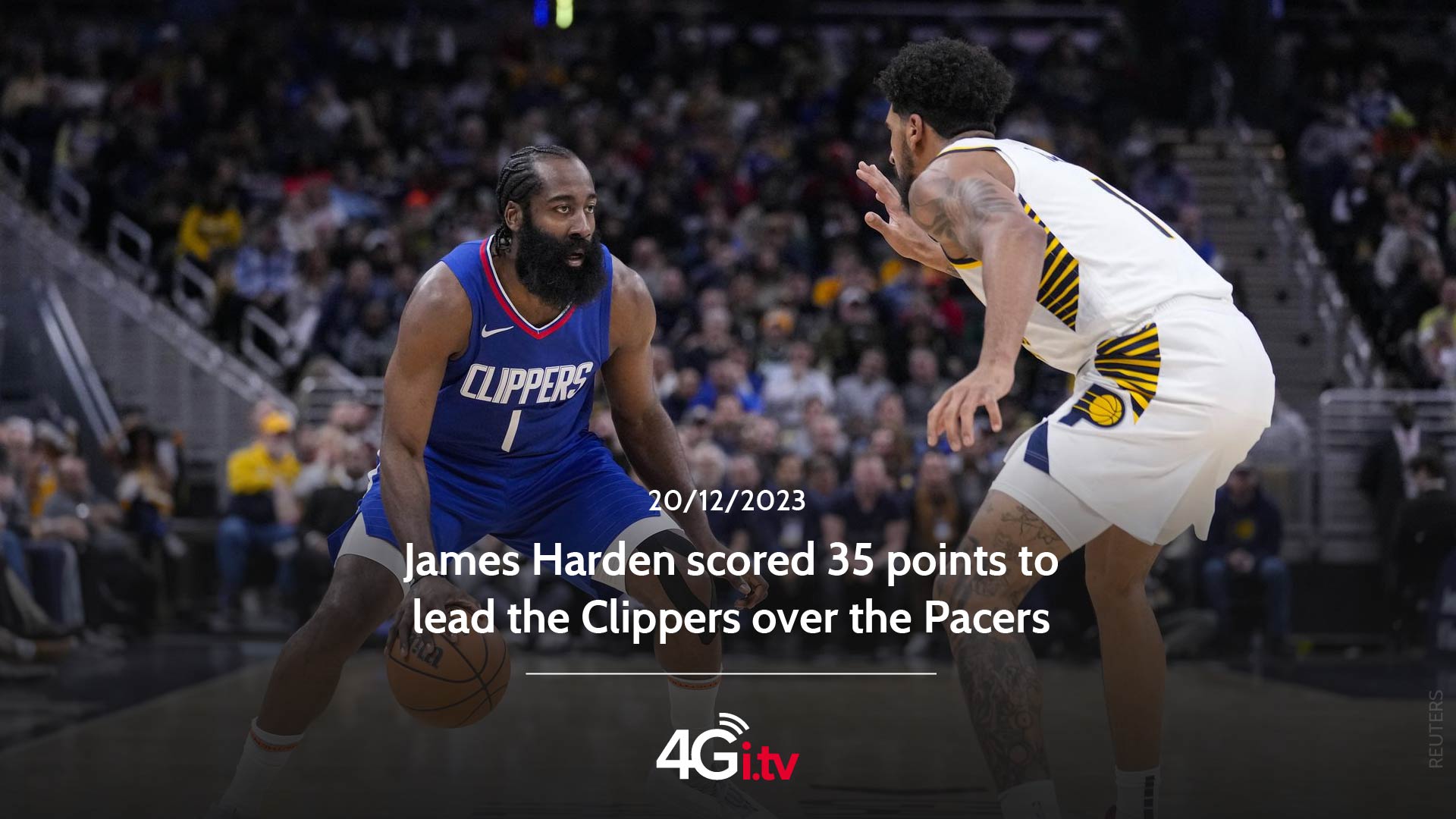 Read more about the article James Harden scored 35 points to lead the Clippers over the Pacers