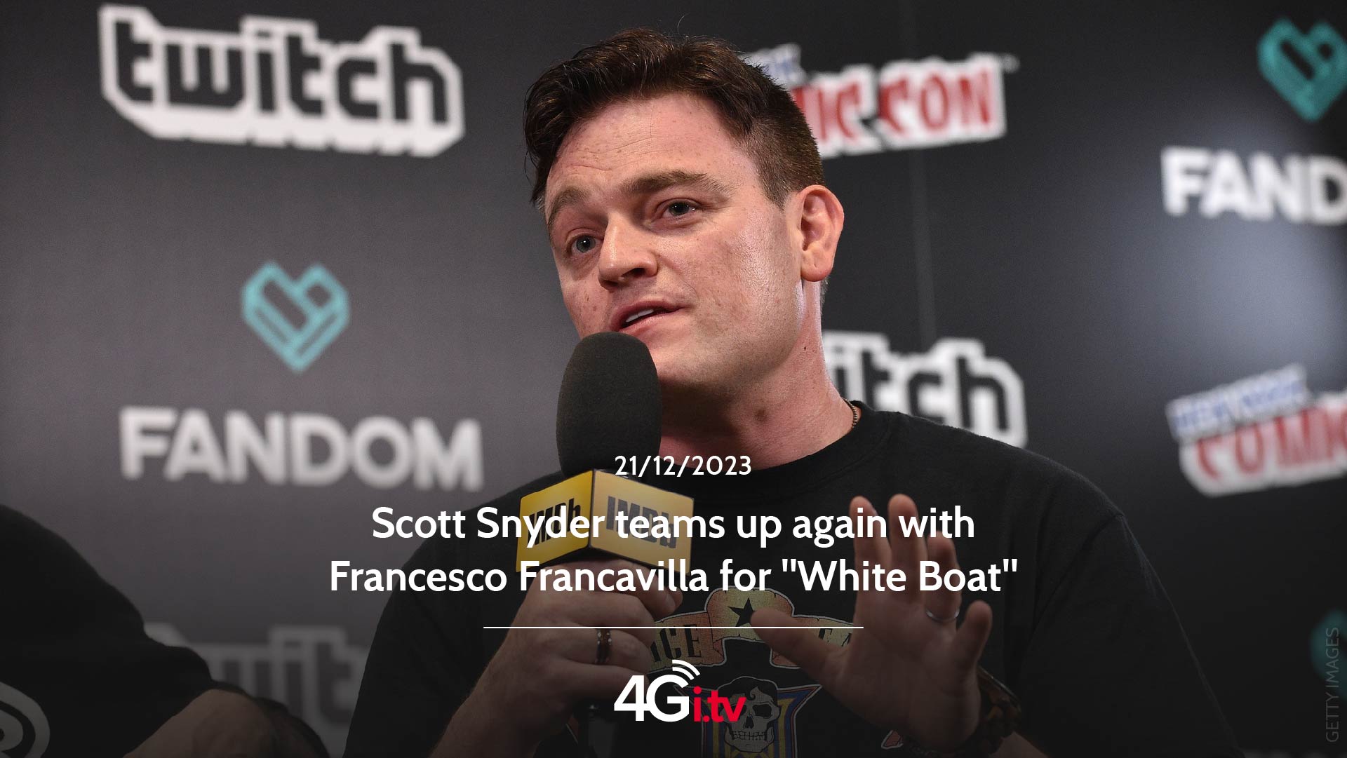 Lee más sobre el artículo Scott Snyder teams up again with Francesco Francavilla for “White Boat”
