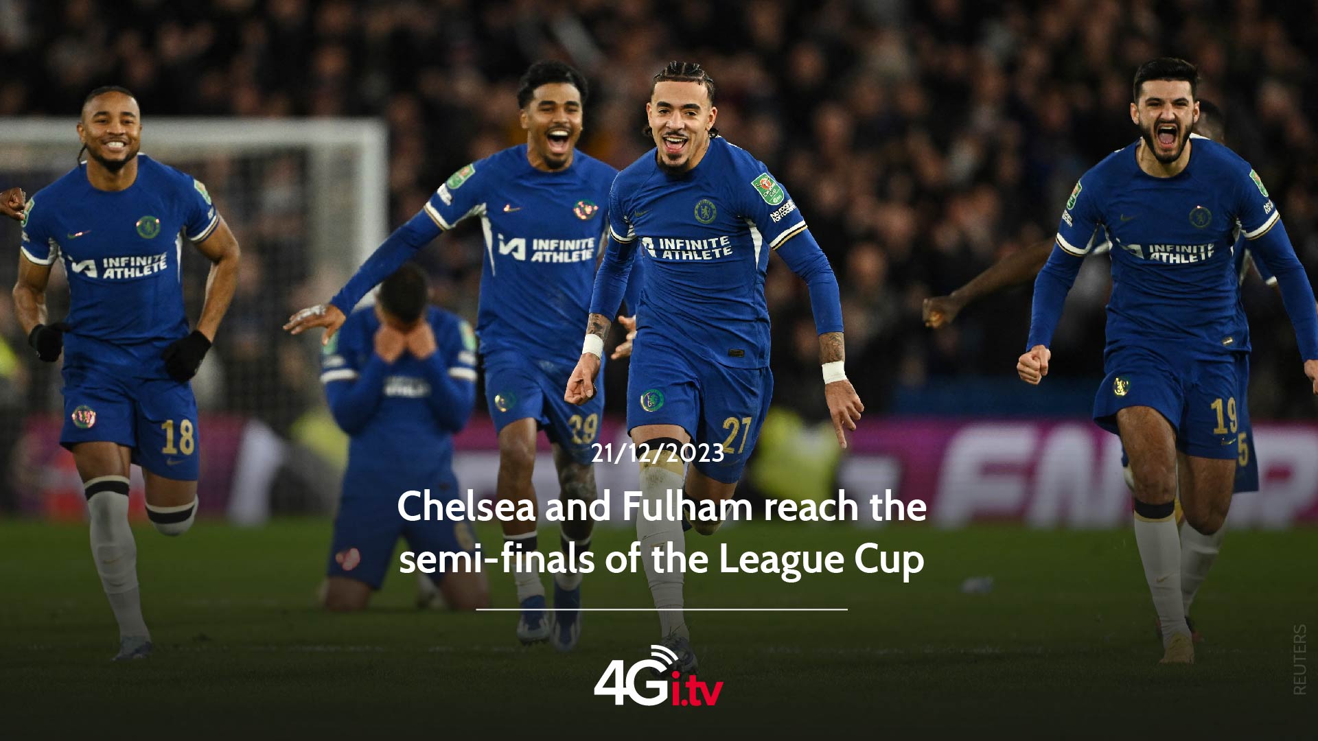 Read more about the article Chelsea and Fulham reach the semi-finals of the League Cup 