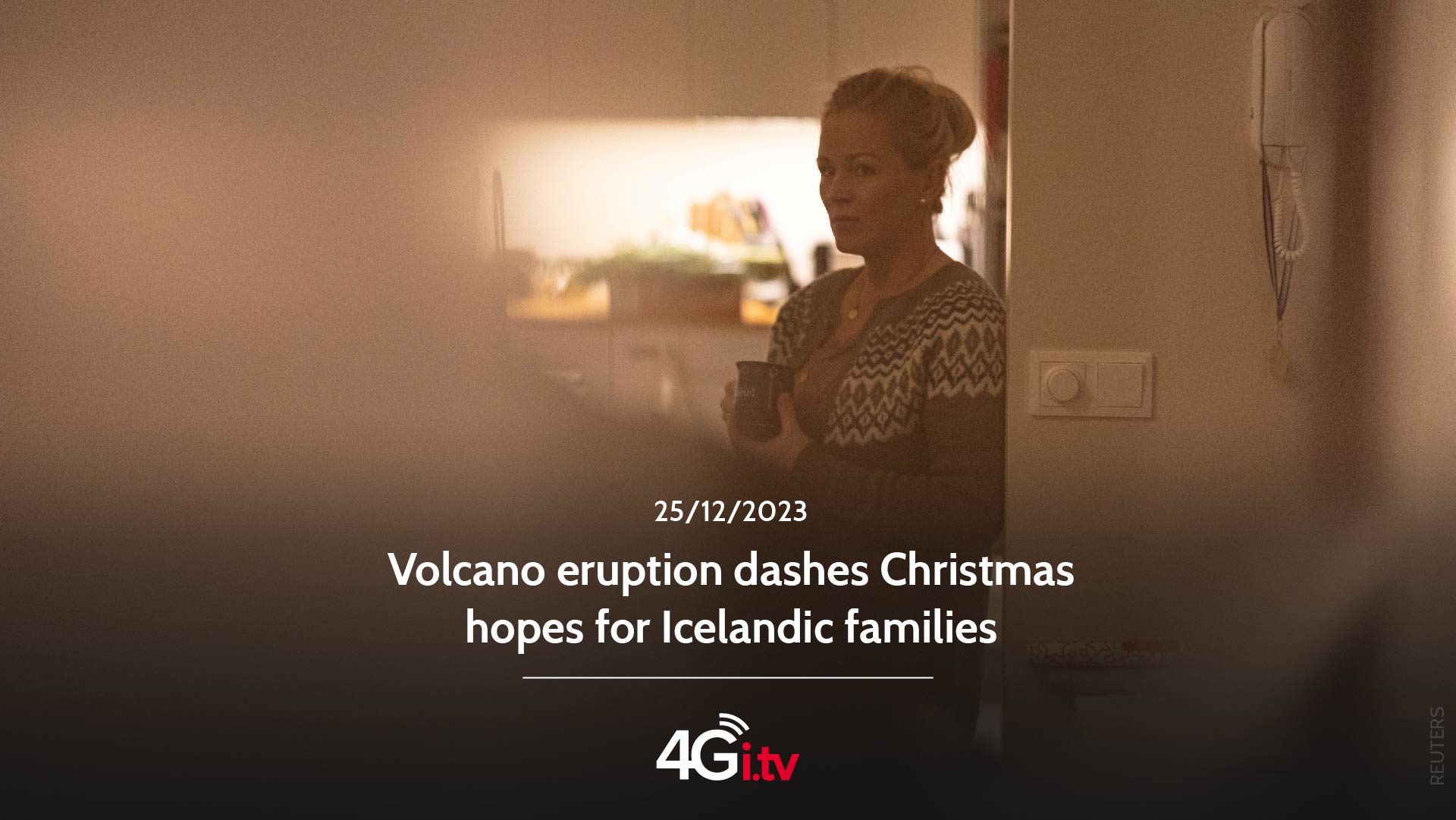 Подробнее о статье Volcano eruption dashes Christmas hopes for Icelandic families 