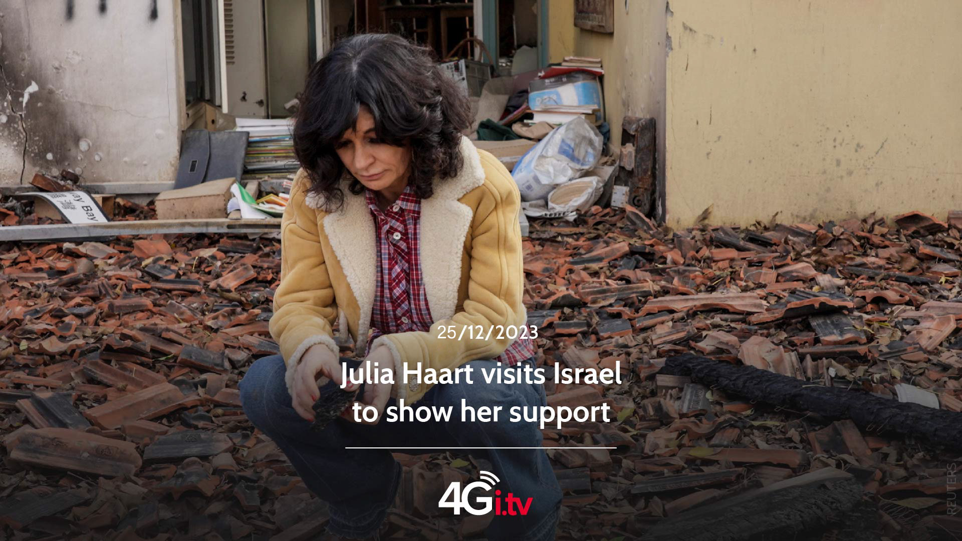 Подробнее о статье Julia Haart visits Israel to show her support