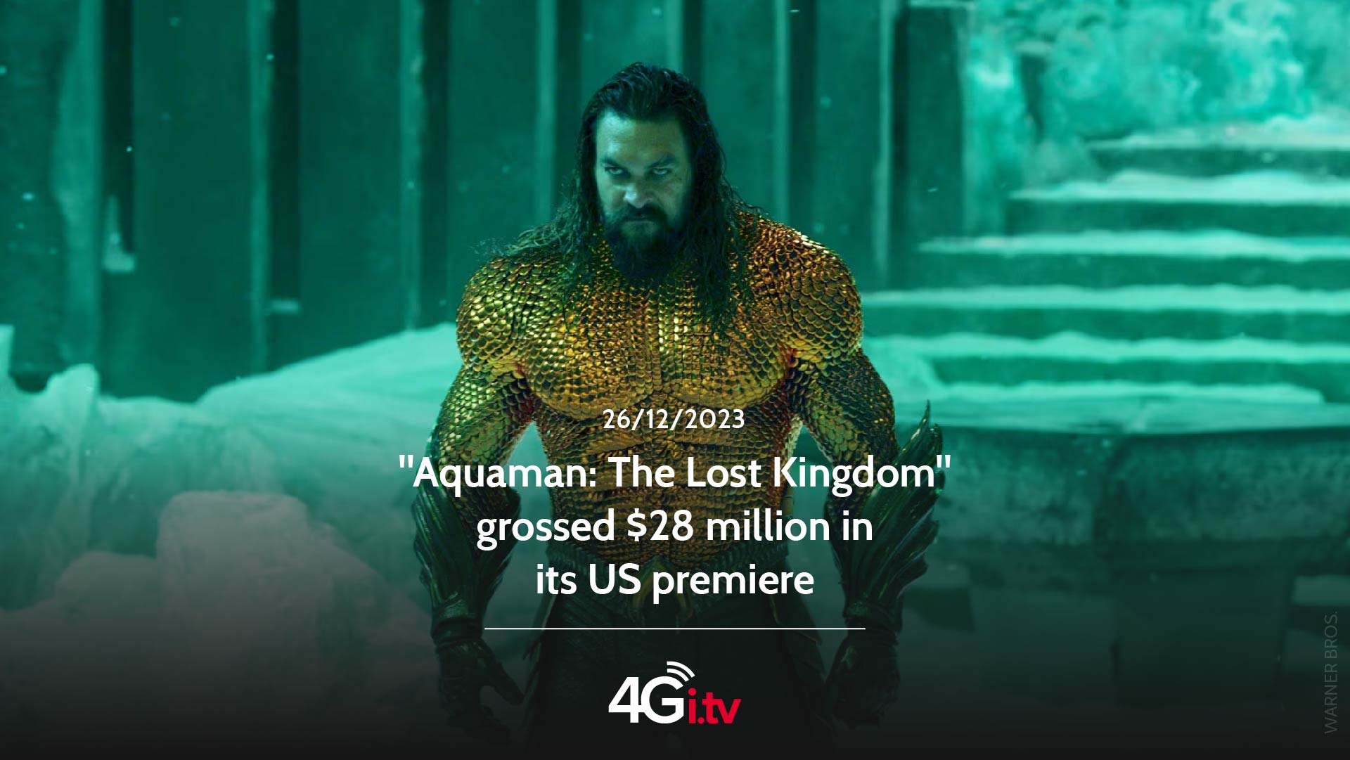 Read more about the article “Aquaman: The Lost Kingdom” grossed $28 million in its US premiere