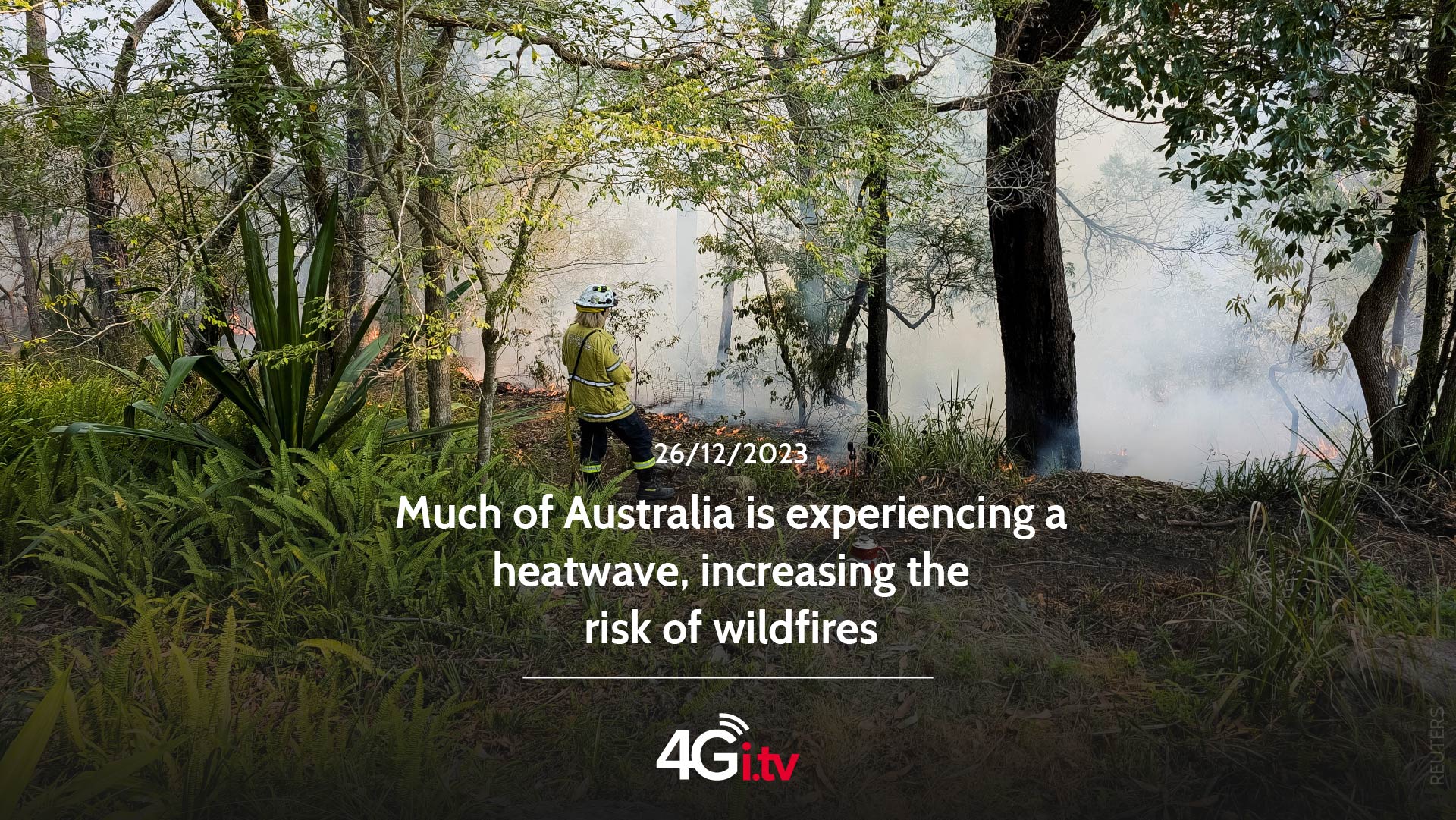 Read more about the article Much of Australia is experiencing a heatwave, increasing the risk of wildfires