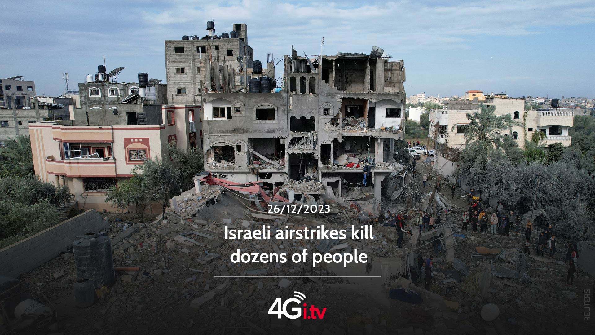 Read more about the article Israeli airstrikes kill dozens of people