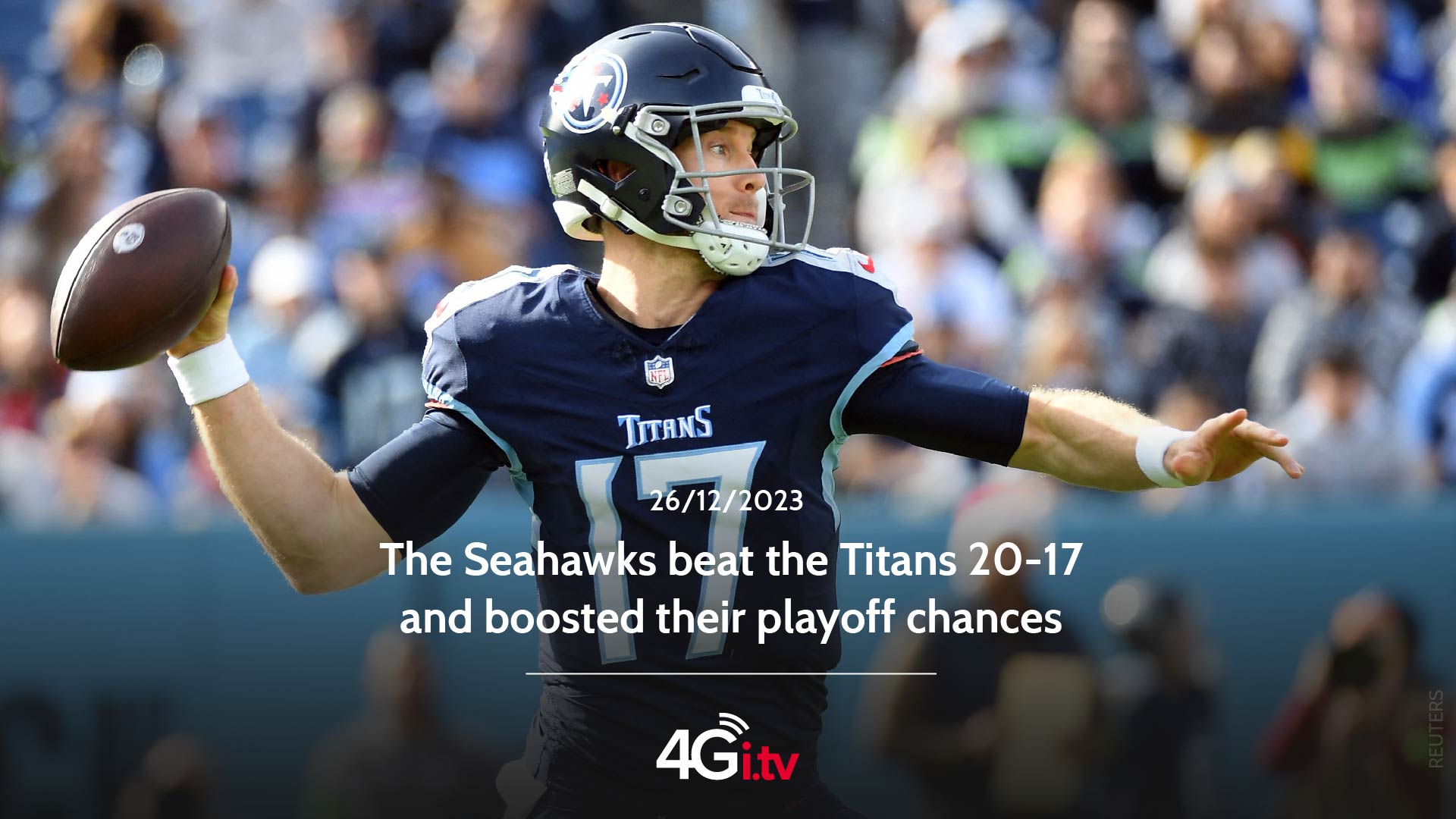 Read more about the article The Seahawks beat the Titans 20-17 and boosted their playoff chances