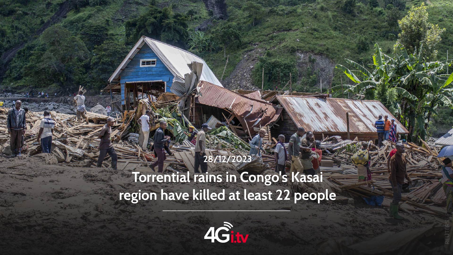 Подробнее о статье Torrential rains in Congo’s Kasai region have killed at least 22 people