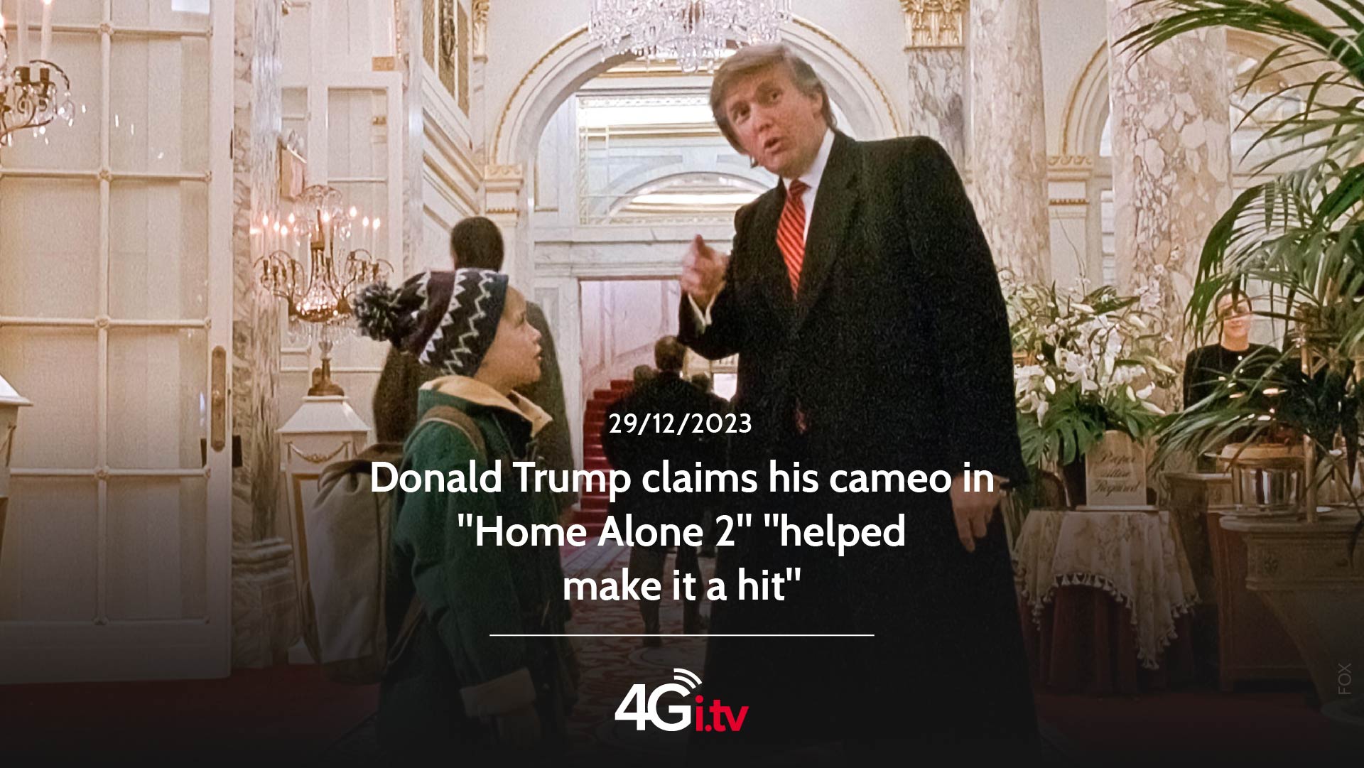 Подробнее о статье Donald Trump claims his cameo in “Home Alone 2” “helped make it a hit”
