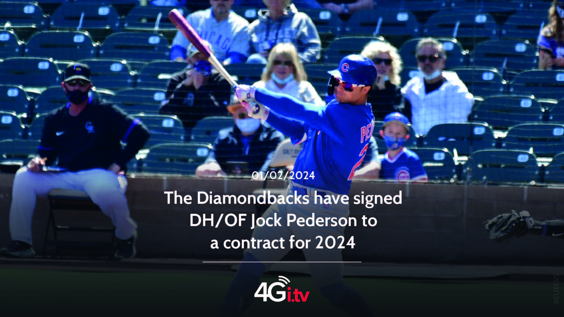 Read more about the article The Diamondbacks have signed DH/OF Jock Pederson to a contract for 2024