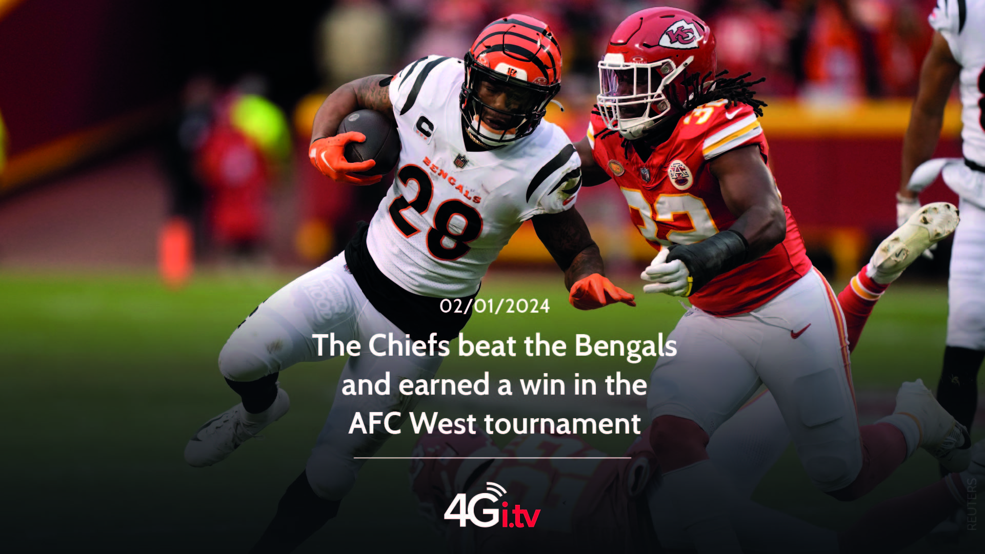 Read more about the article The Chiefs beat the Bengals and earned a win in the AFC West tournament