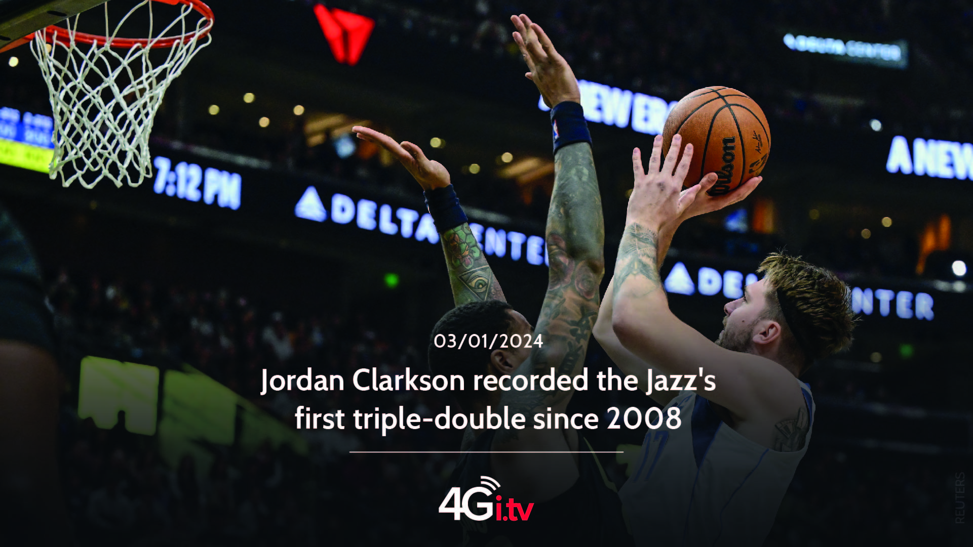 Read more about the article Jordan Clarkson recorded the Jazz’s first triple-double since 2008