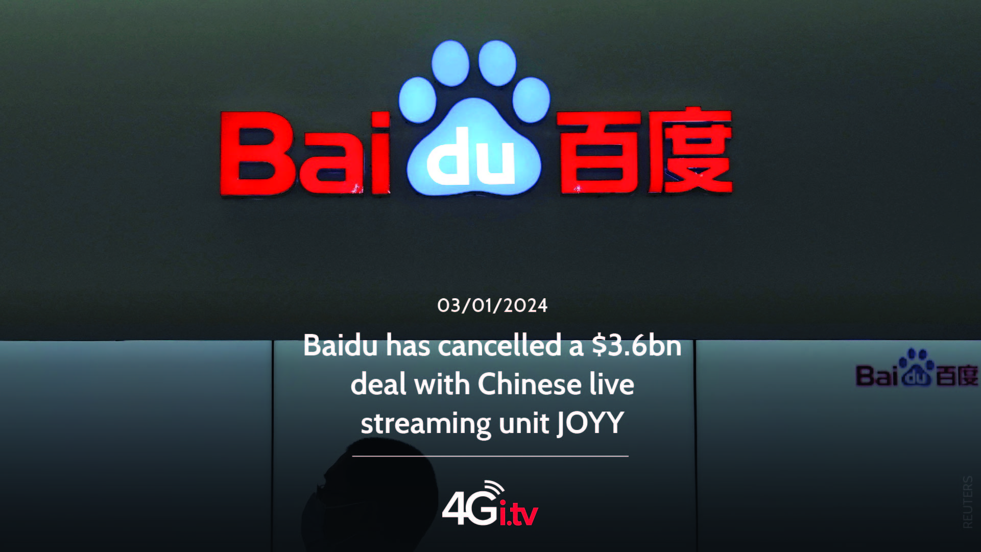 Read more about the article Baidu has cancelled a $3.6bn deal with Chinese live streaming unit JOYY