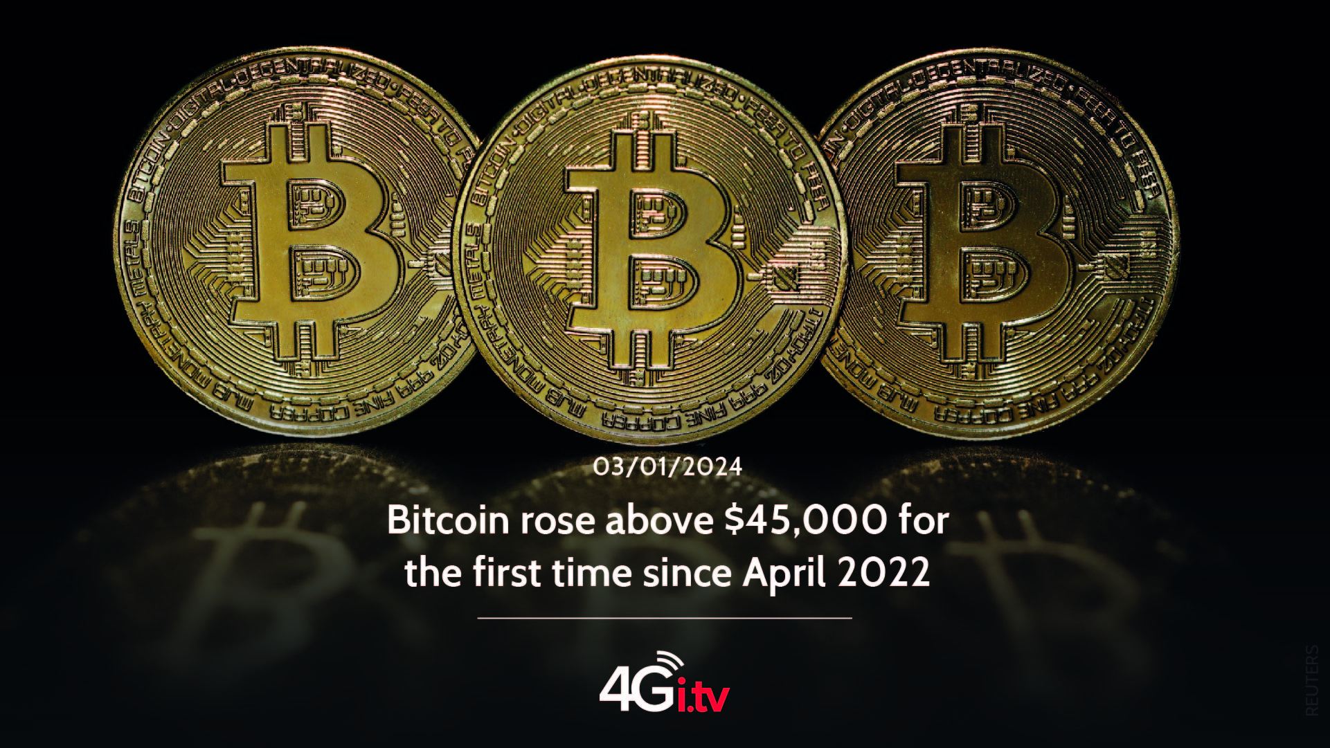 Read more about the article Bitcoin rose above $45,000 for the first time since April 2022