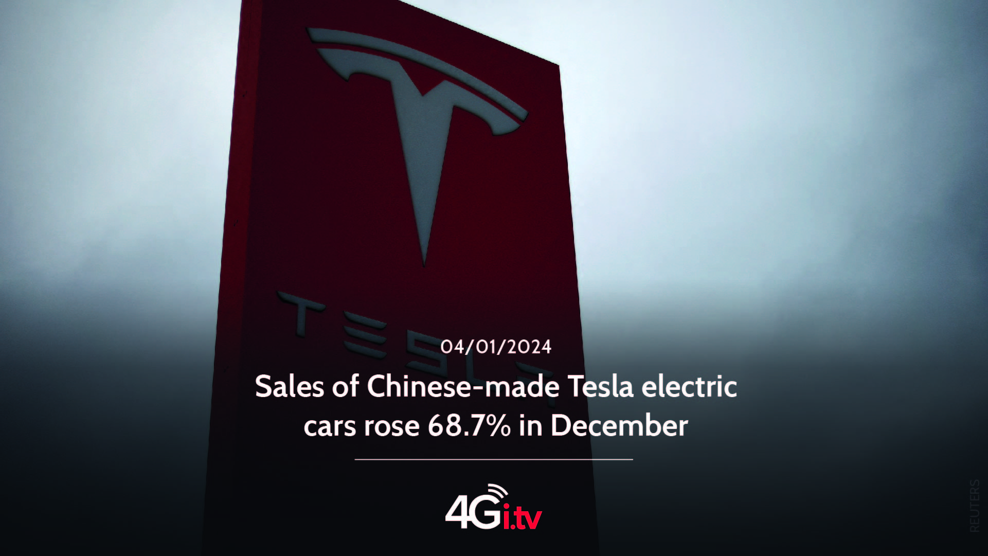 Read more about the article Sales of Chinese-made Tesla electric cars rose 68.7% in December