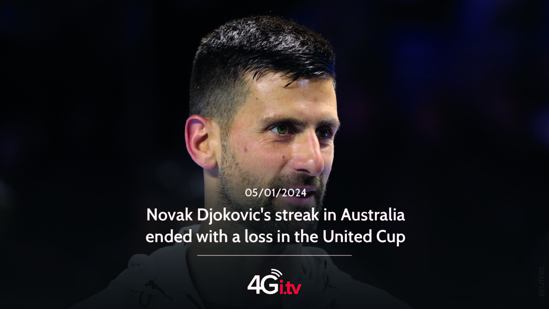 Read more about the article Novak Djokovic’s streak in Australia ended with a loss in the United Cup