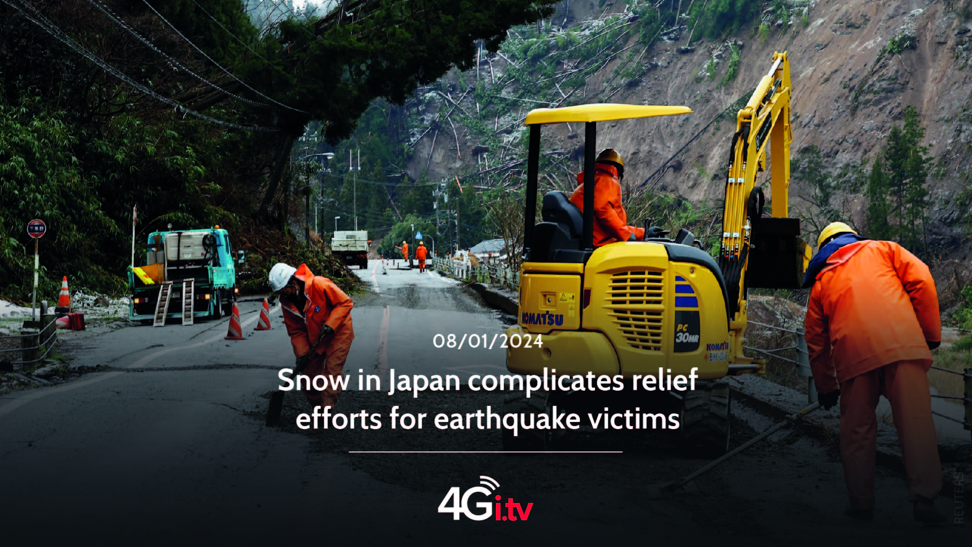 Read more about the article Snow in Japan complicates relief efforts for earthquake victims