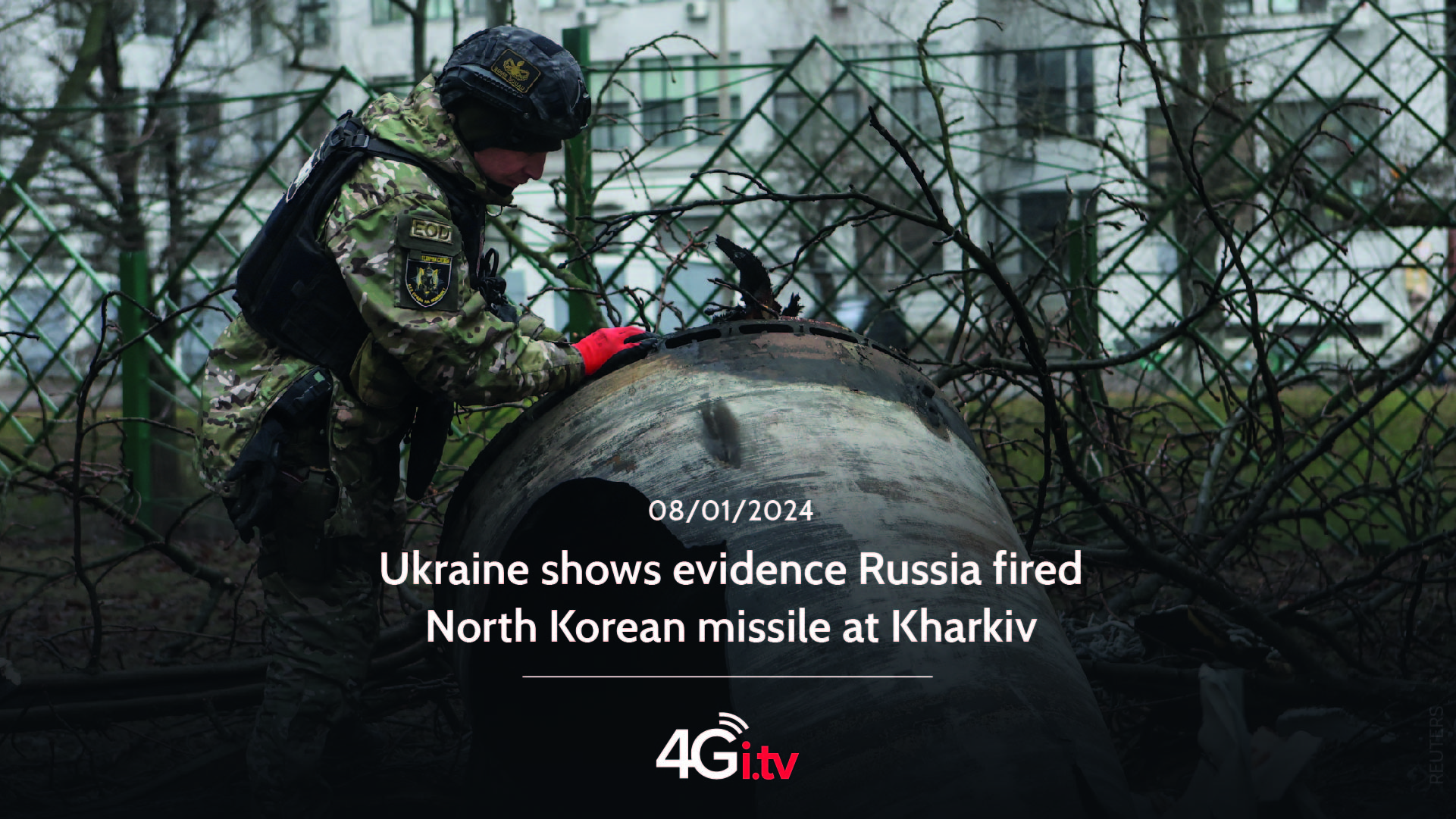 Read more about the article Ukraine shows evidence Russia fired North Korean missile at Kharkiv