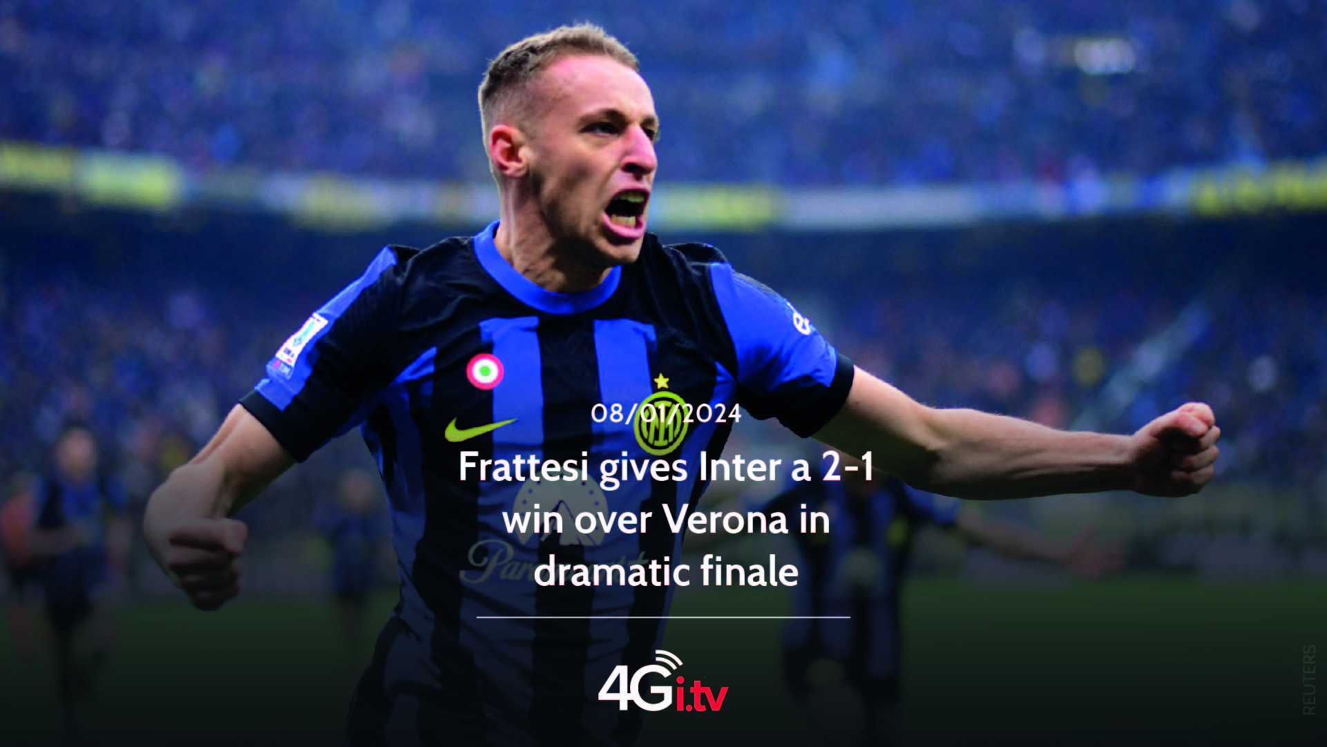 Read more about the article Frattesi gives Inter a 2-1 win over Verona in dramatic finale