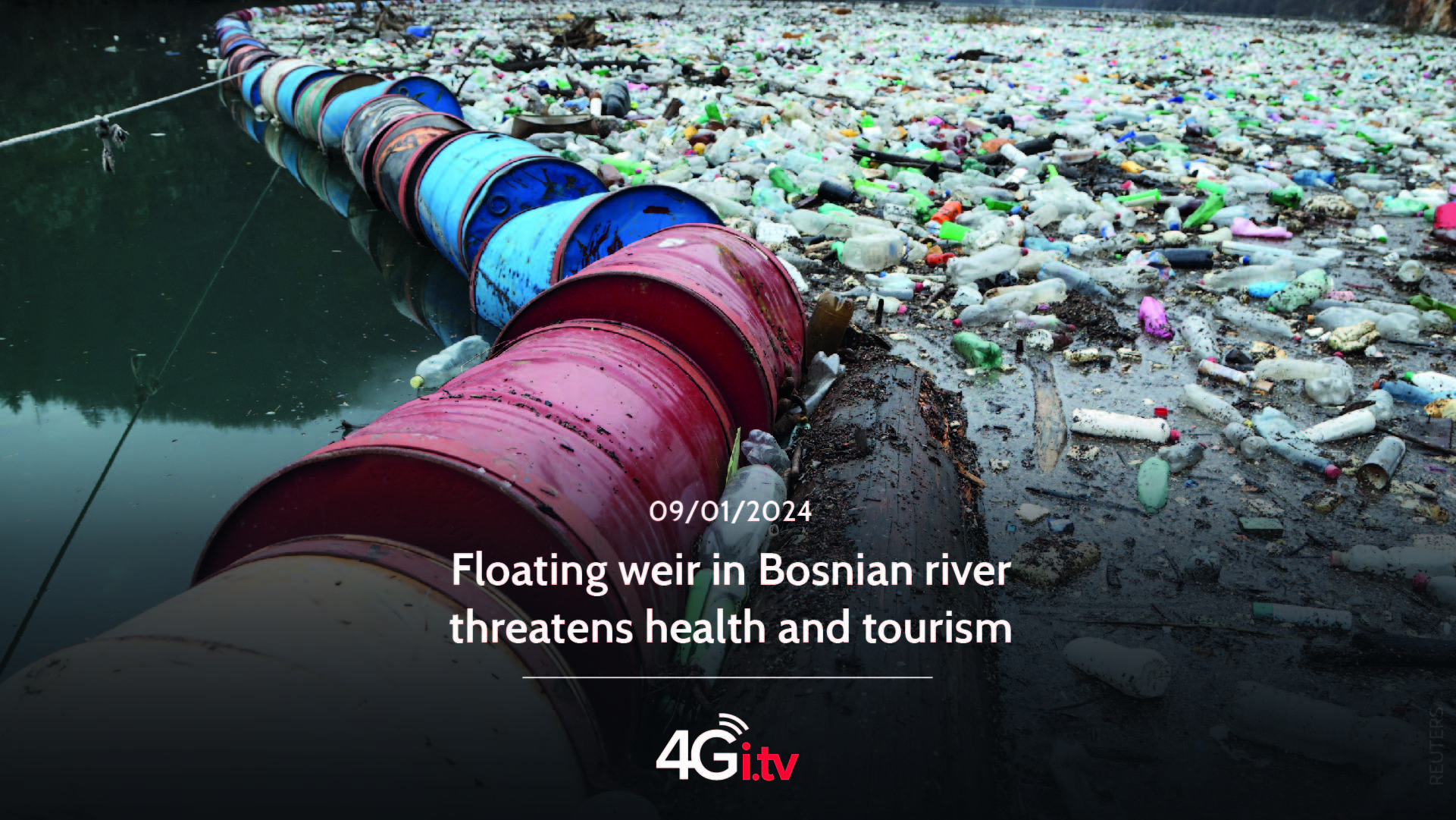 Lesen Sie mehr über den Artikel Floating weir in Bosnian river threatens health and tourism
