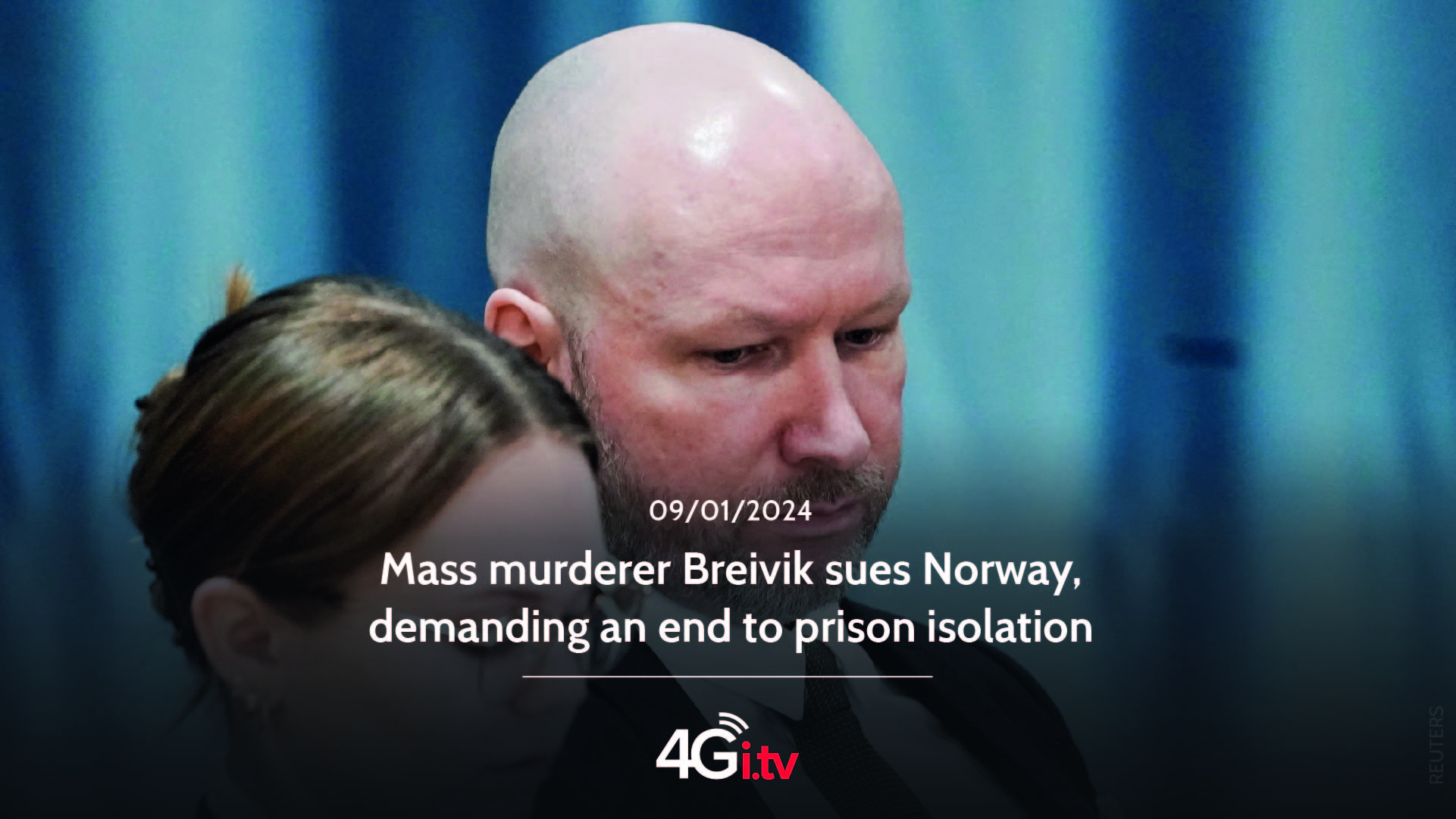 Read more about the article Mass murderer Breivik sues Norway, demanding an end to prison isolation