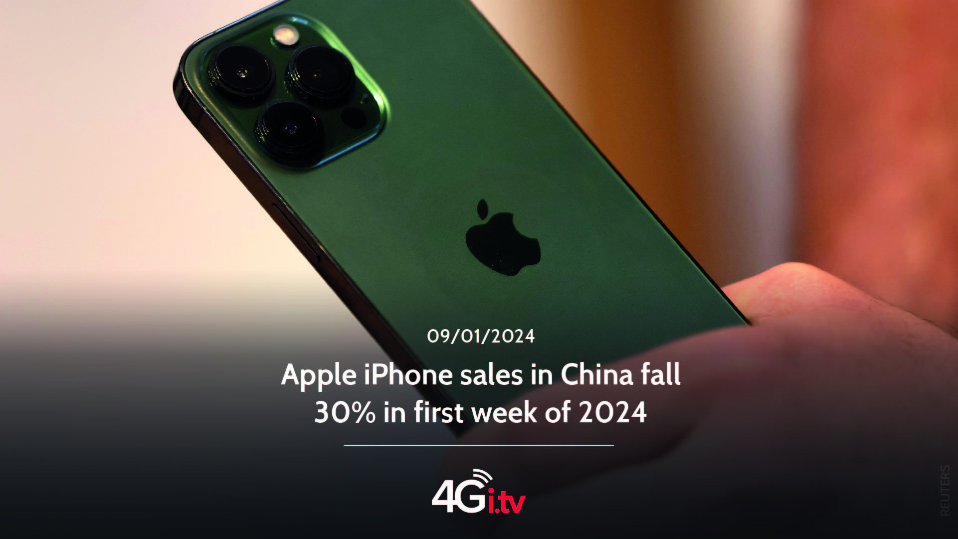 Read more about the article Apple iPhone sales in China fall 30% in first week of 2024