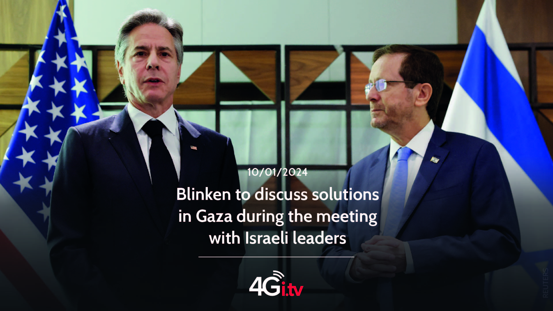 Read more about the article Blinken to discuss solutions in Gaza during the meeting with Israeli leaders