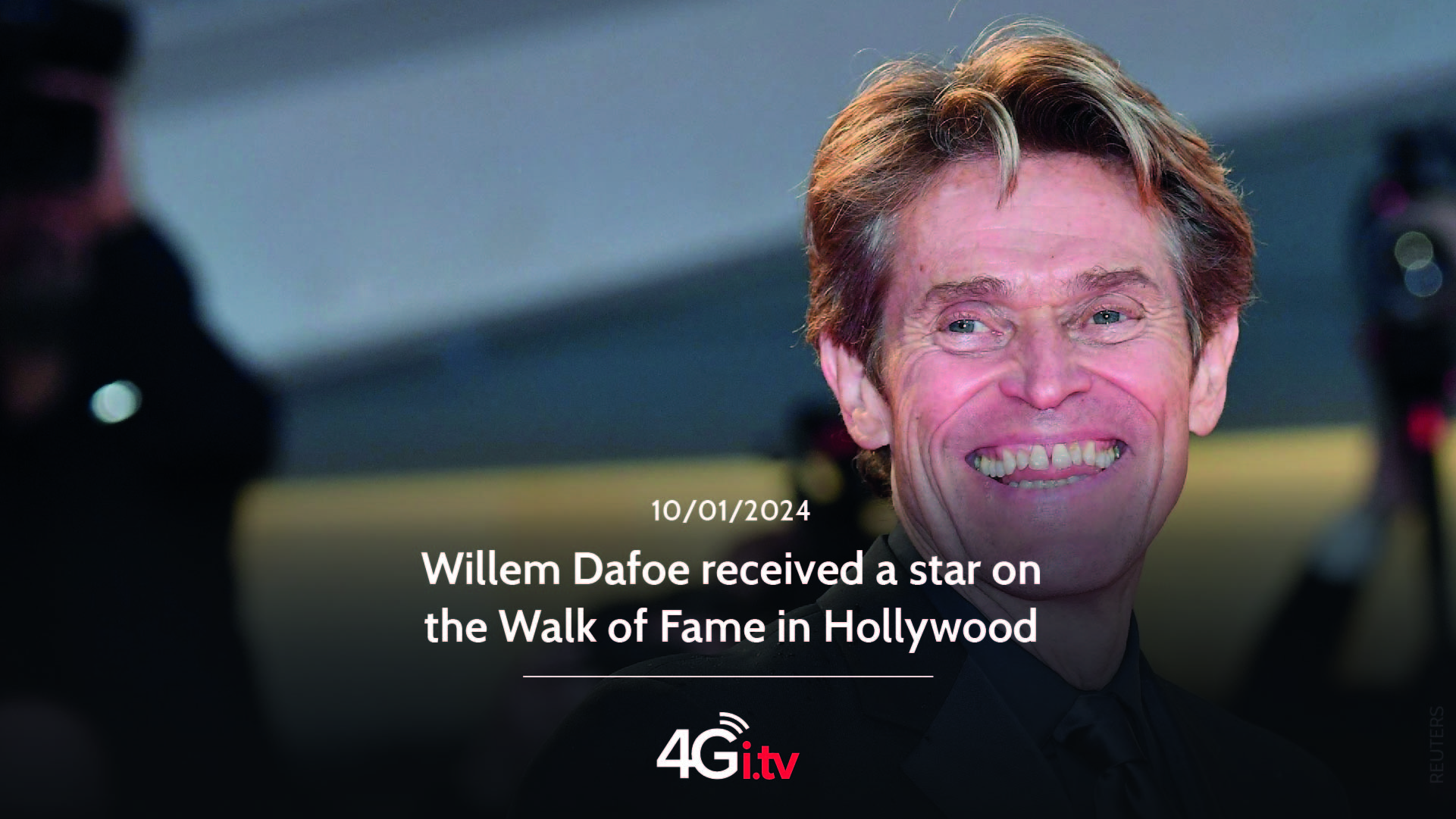 Lesen Sie mehr über den Artikel Willem Dafoe received a star on the Walk of Fame in Hollywood
