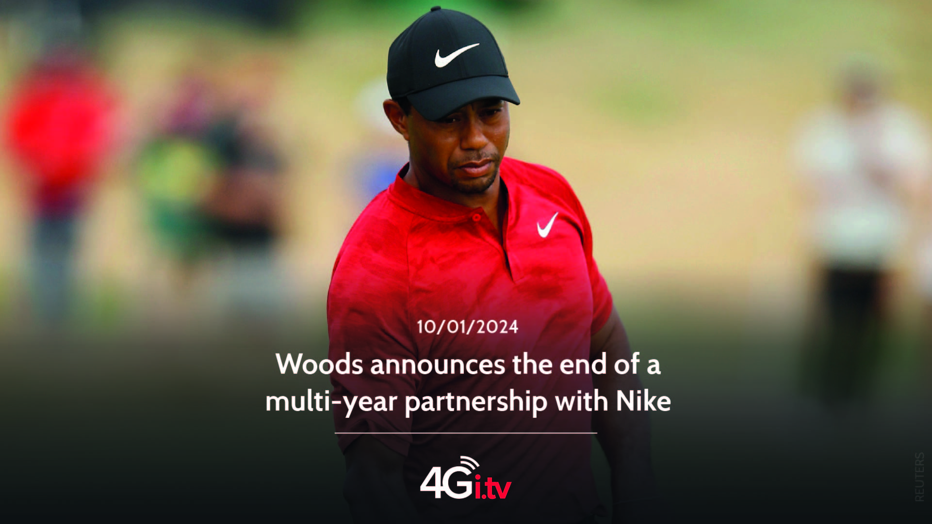 Read more about the article Woods announces the end of a multi-year partnership with Nike