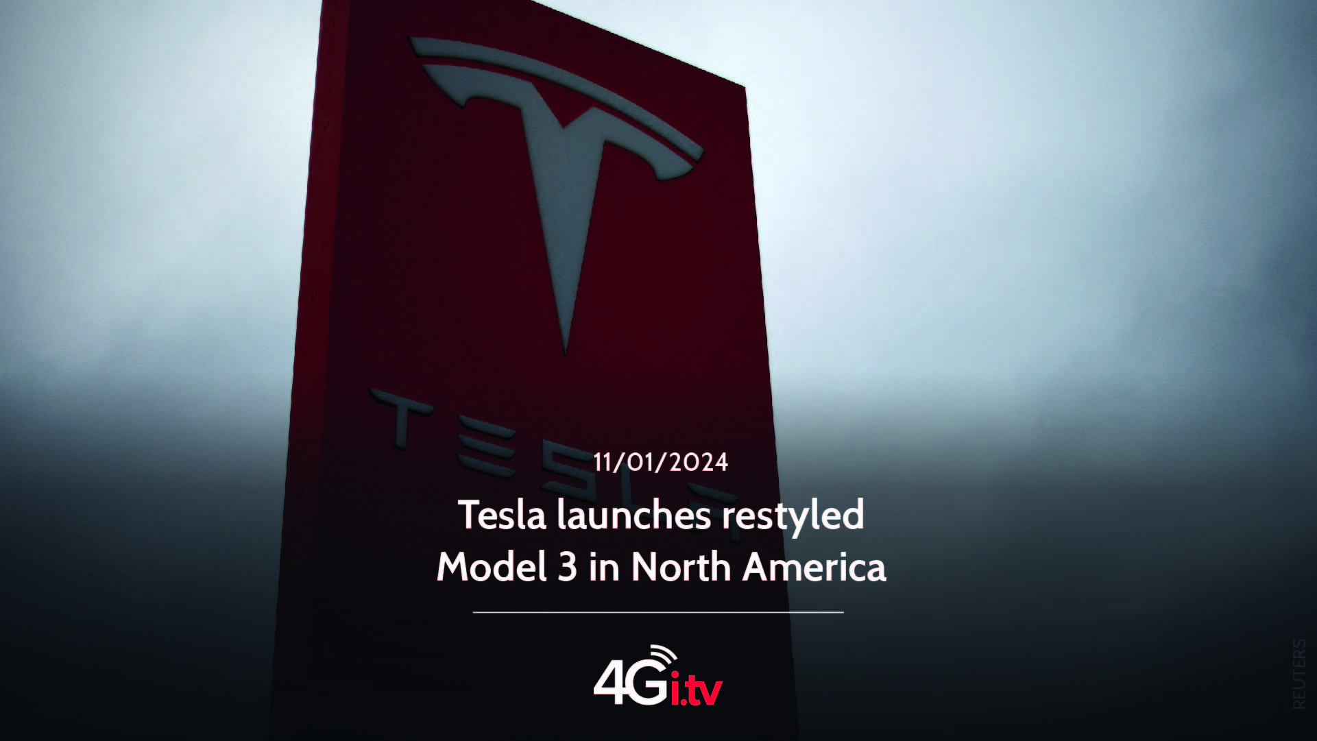 Read more about the article Tesla launches restyled Model 3 in North America