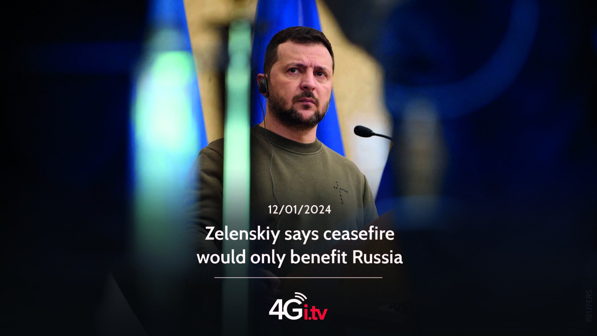 Read more about the article Zelenskiy says ceasefire would only benefit Russia