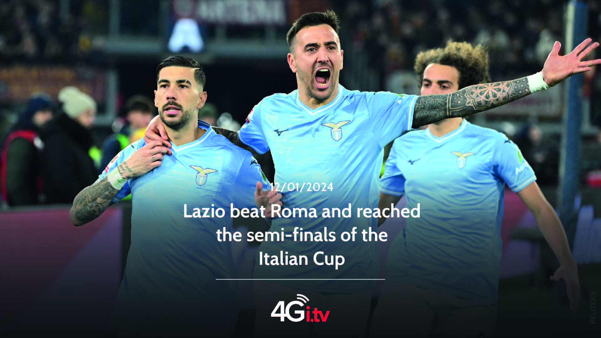 Read more about the article Lazio beat Roma and reached the semi-finals of the Italian Cup