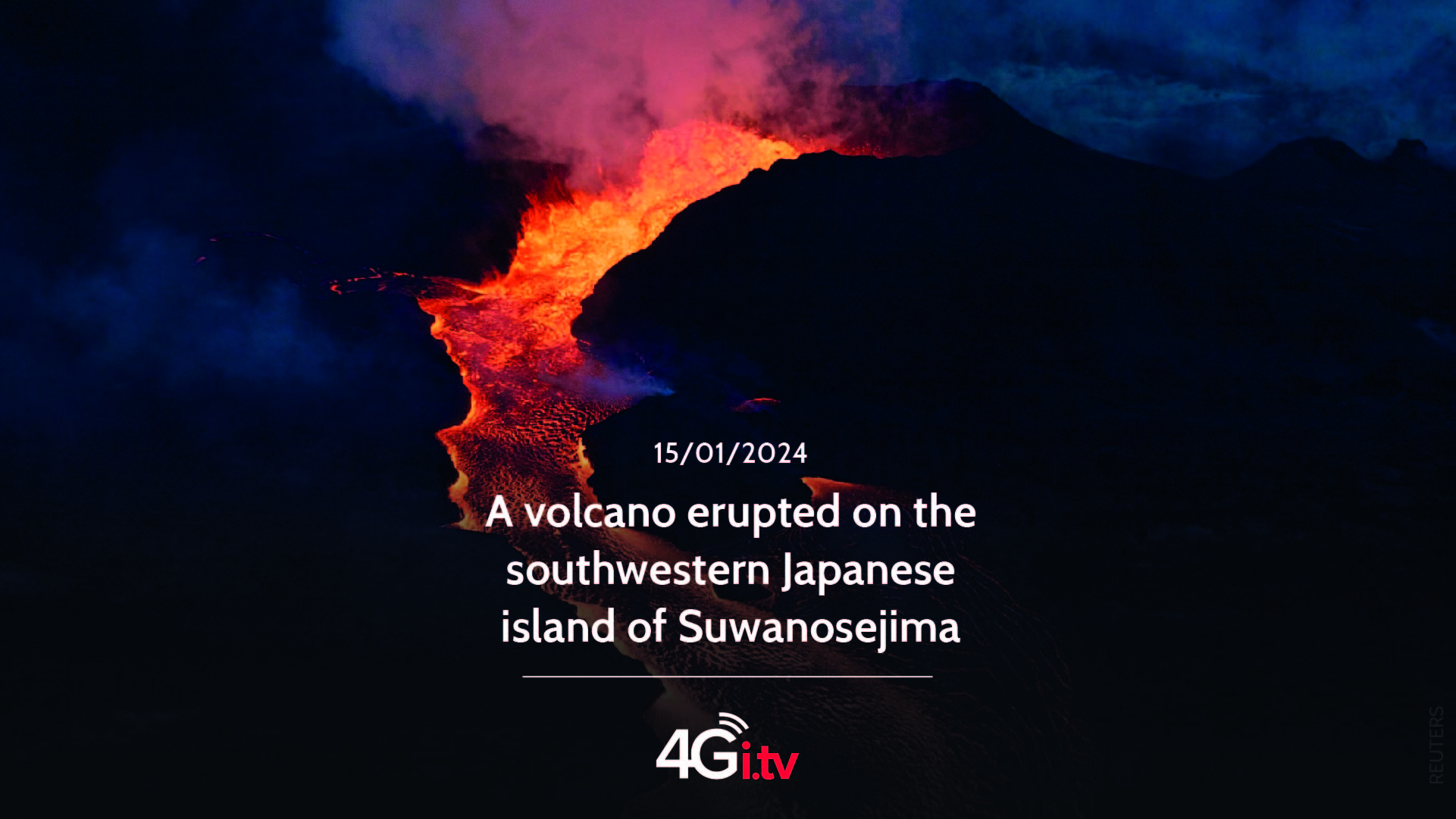 Read more about the article A volcano erupted on the southwestern Japanese island of Suwanosejima