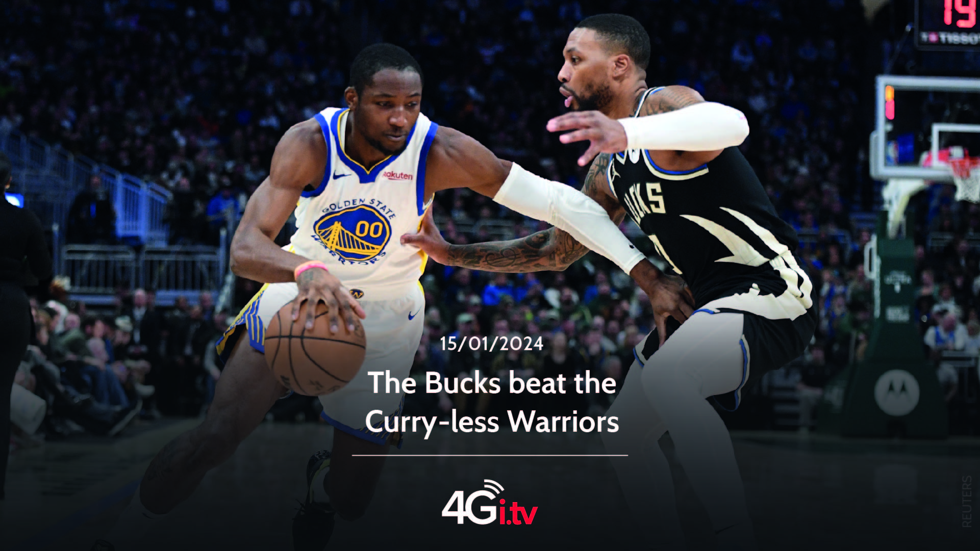 Read more about the article The Bucks beat the Curry-less Warriors 