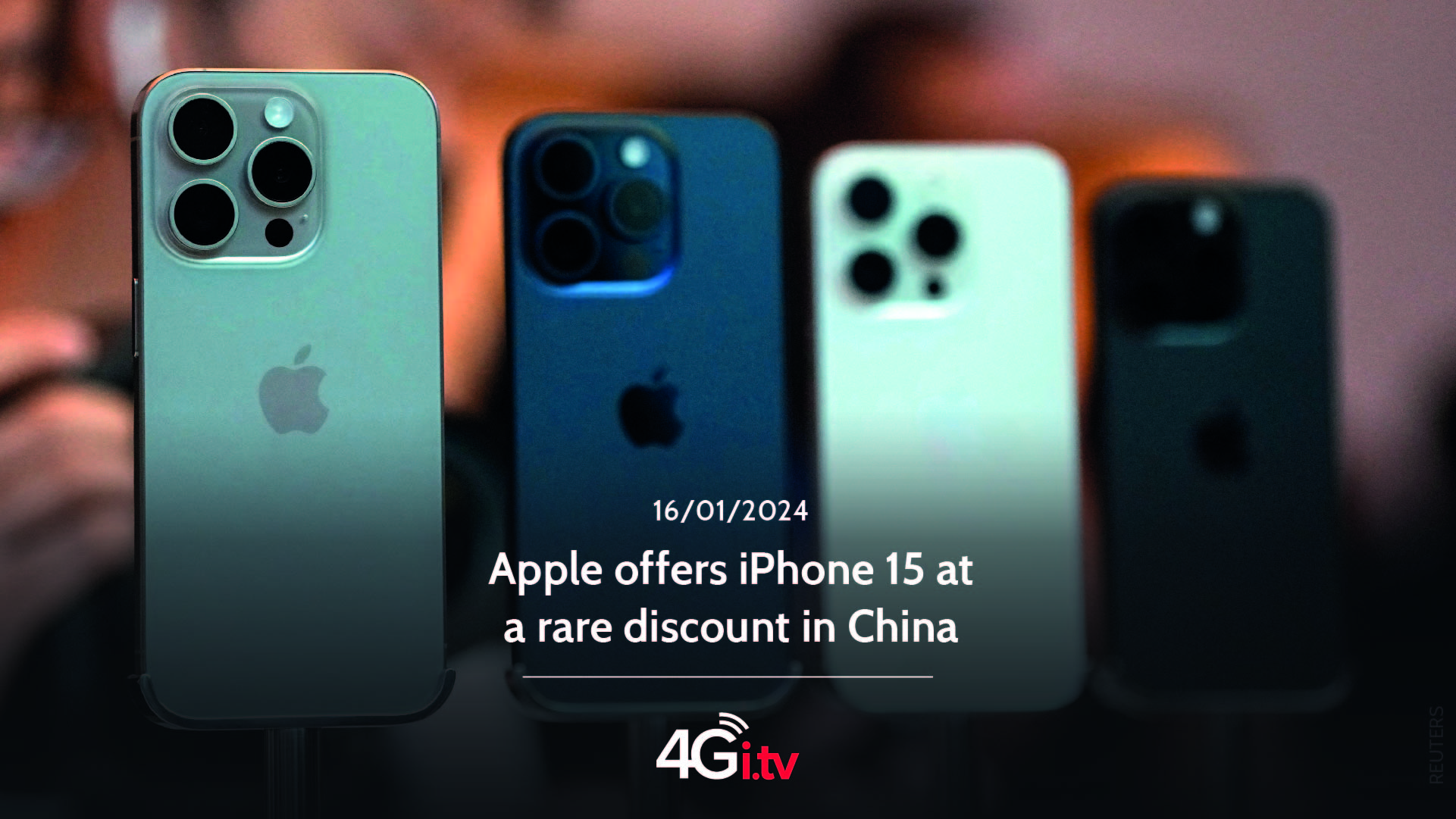 Read more about the article Apple offers iPhone 15 at a rare discount in China